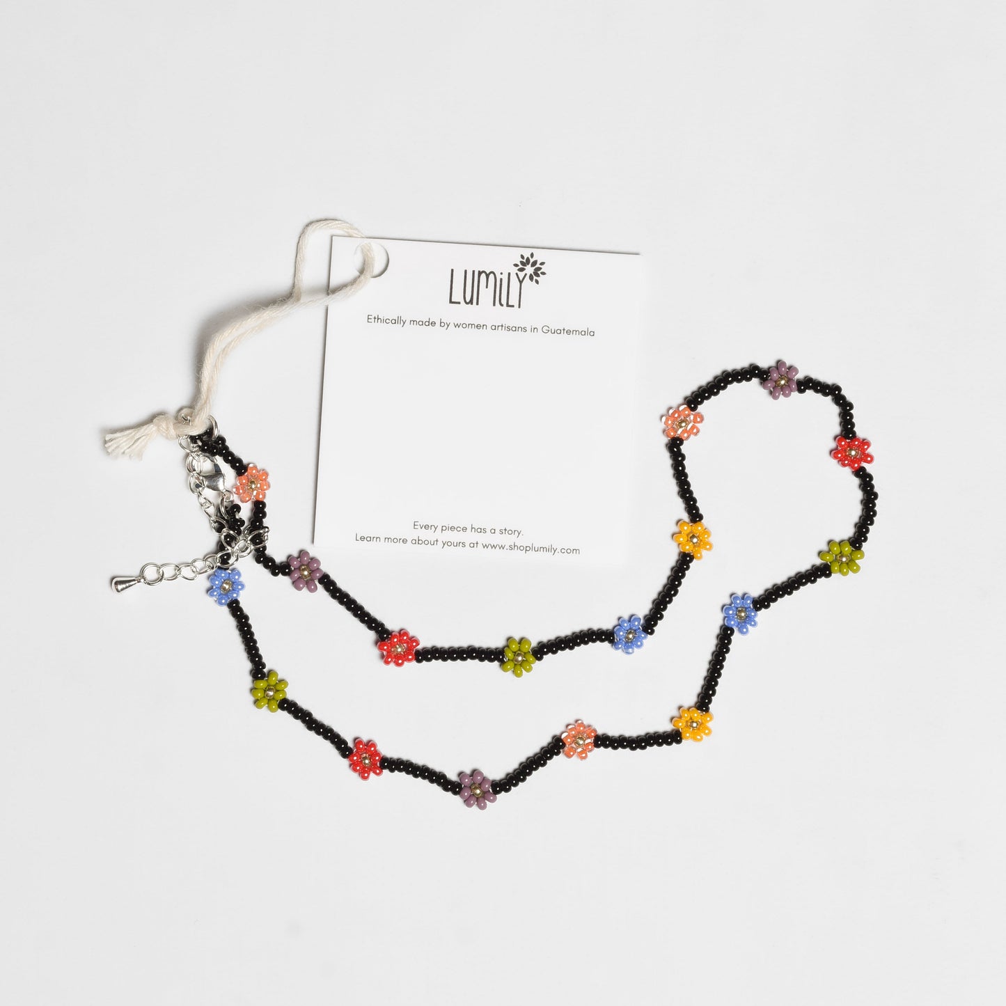 Daisy Seed Bead Choker - Guatemala - Osadia Concept Store