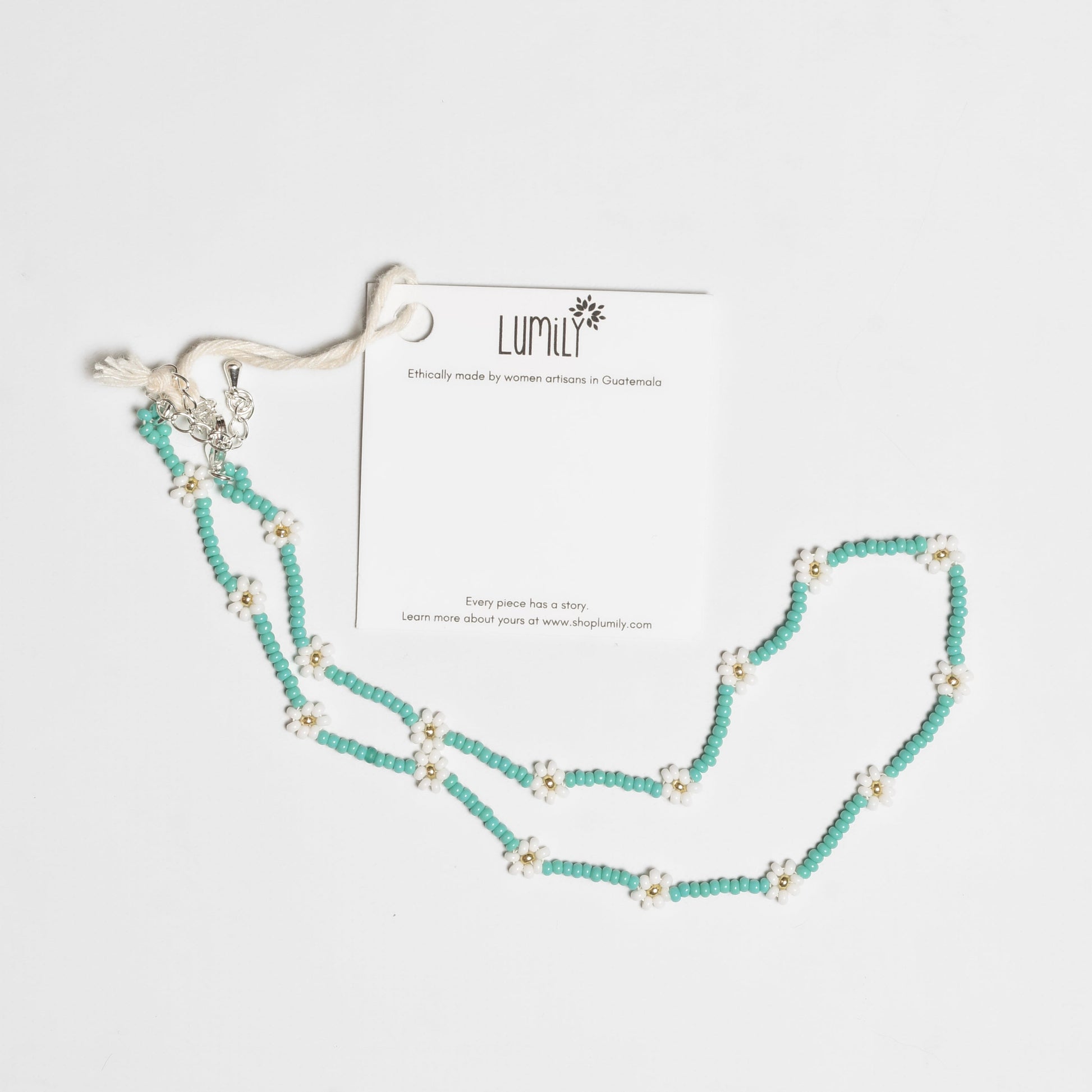 Daisy Seed Bead Choker - Guatemala - Osadia Concept Store