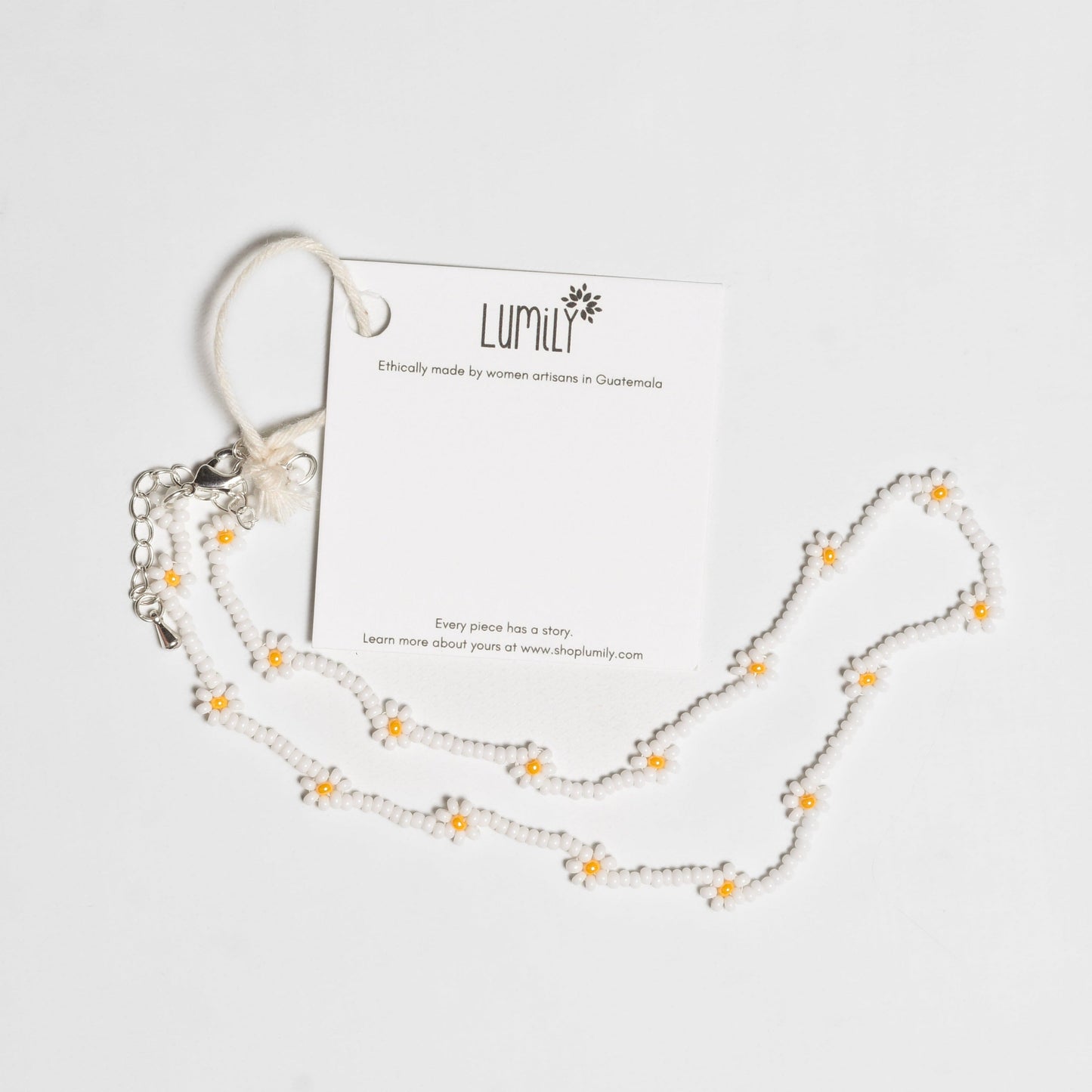 Daisy Seed Bead Choker - Guatemala - Osadia Concept Store