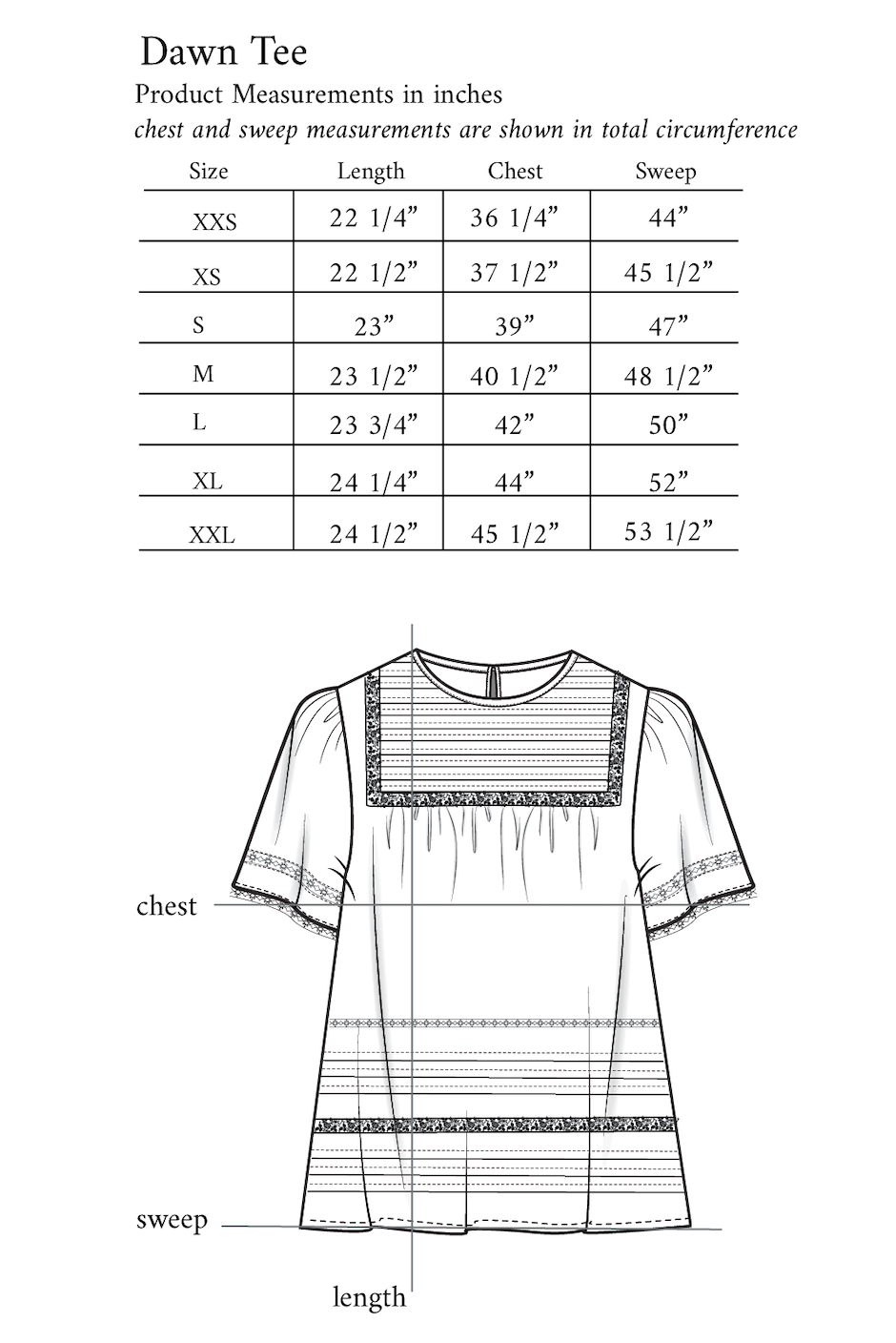 Dawn Tee in Black - Osadia Concept Store