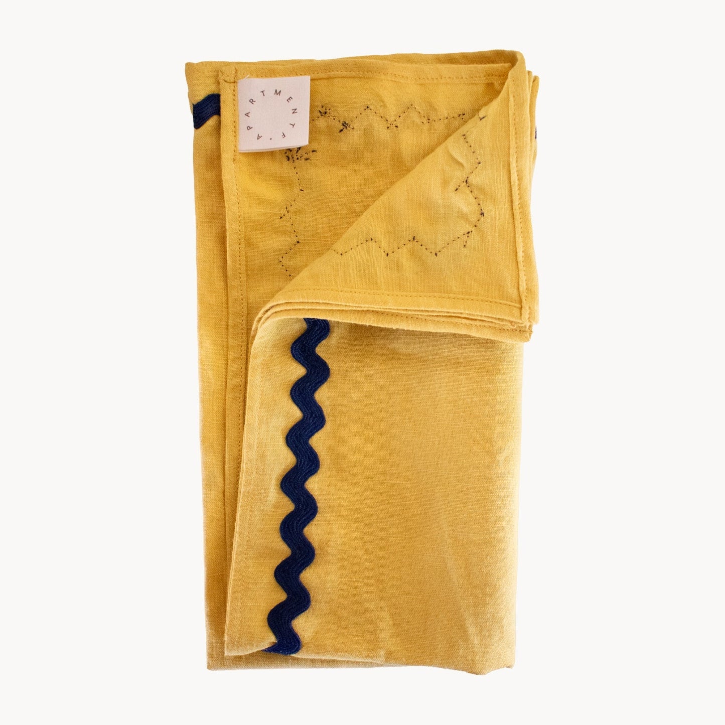 Ric-Rac Linen Napkins - Set of 2