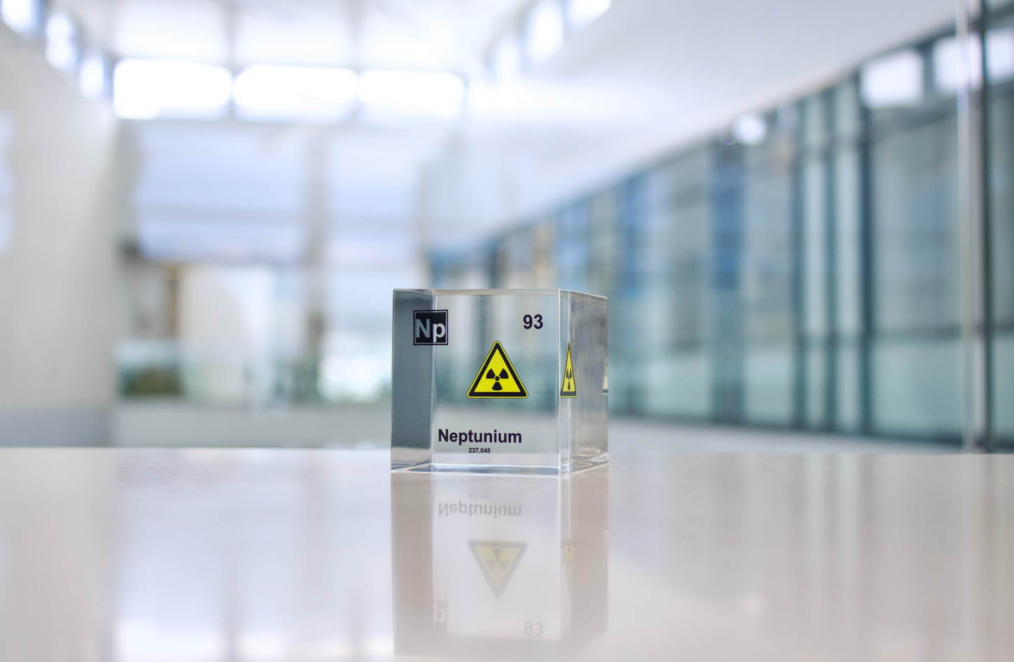 Neptunium Element Cube