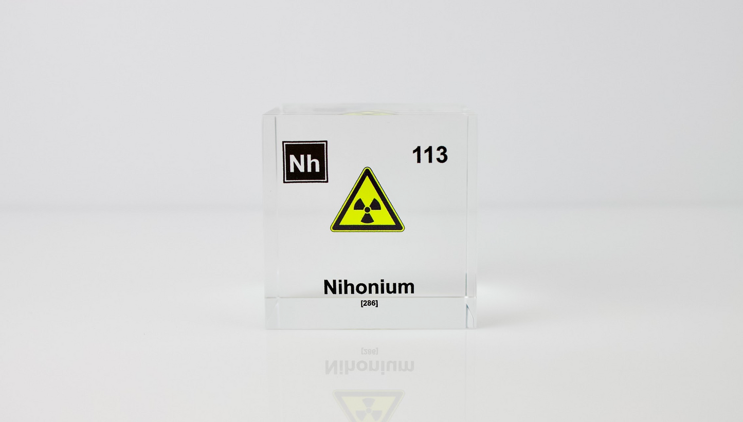 Nihonium Element Cube