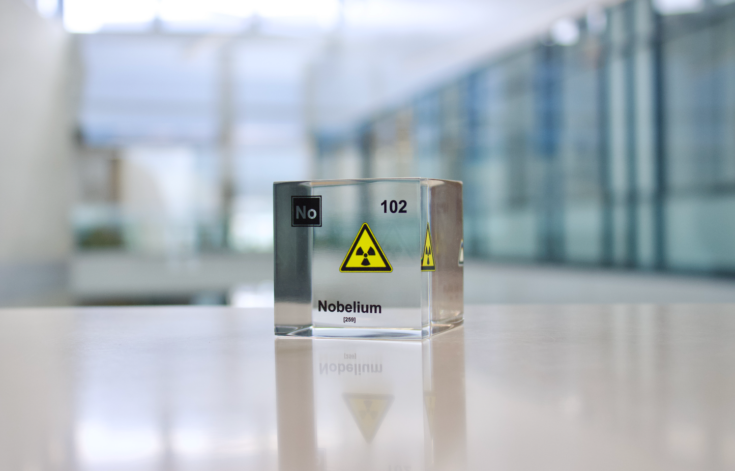 Nobelium Element Cube