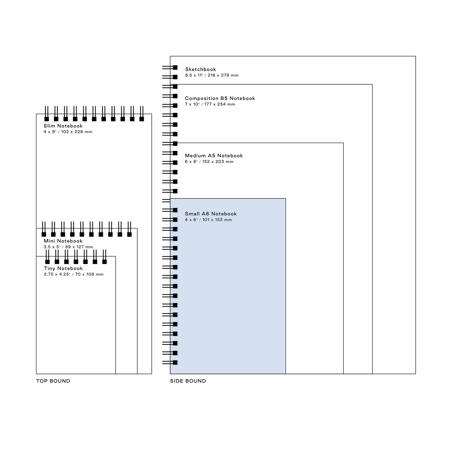 Sol Small A6 Notebook