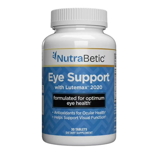 Nutrabe + Ic NutraBetic Eye Support Tablets Optimum Eye Health Visual Function Antioxidants For Ocular Health Diabetic Support Lutemax 2020