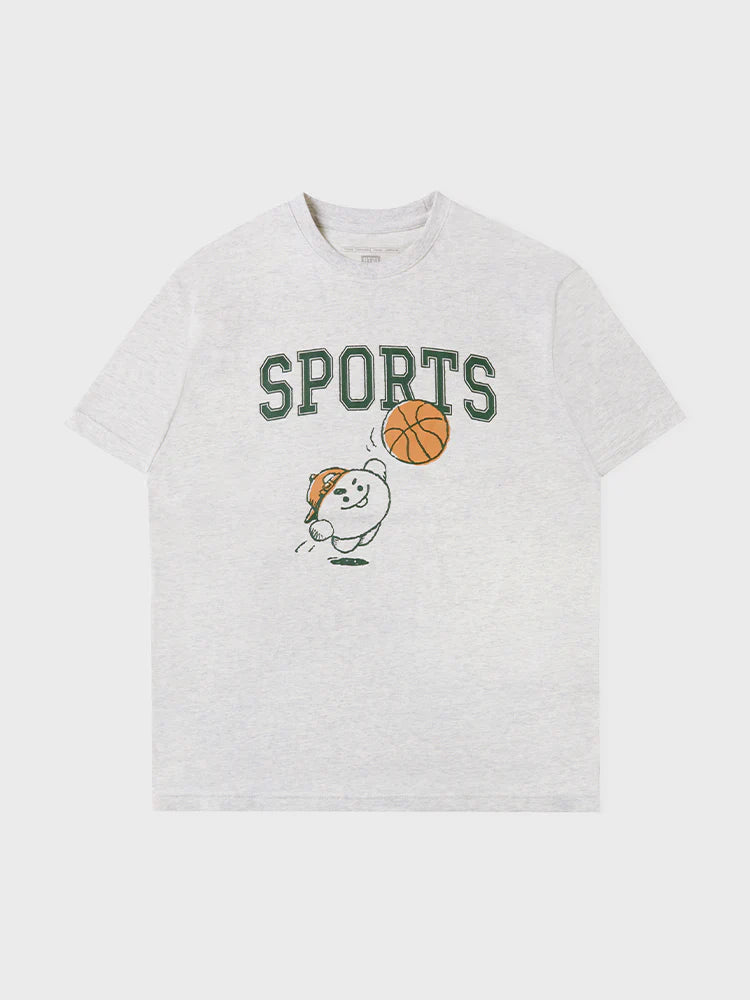 BT21 - Basic Short Sleeve Tshirt Oatmeal (Shooky)