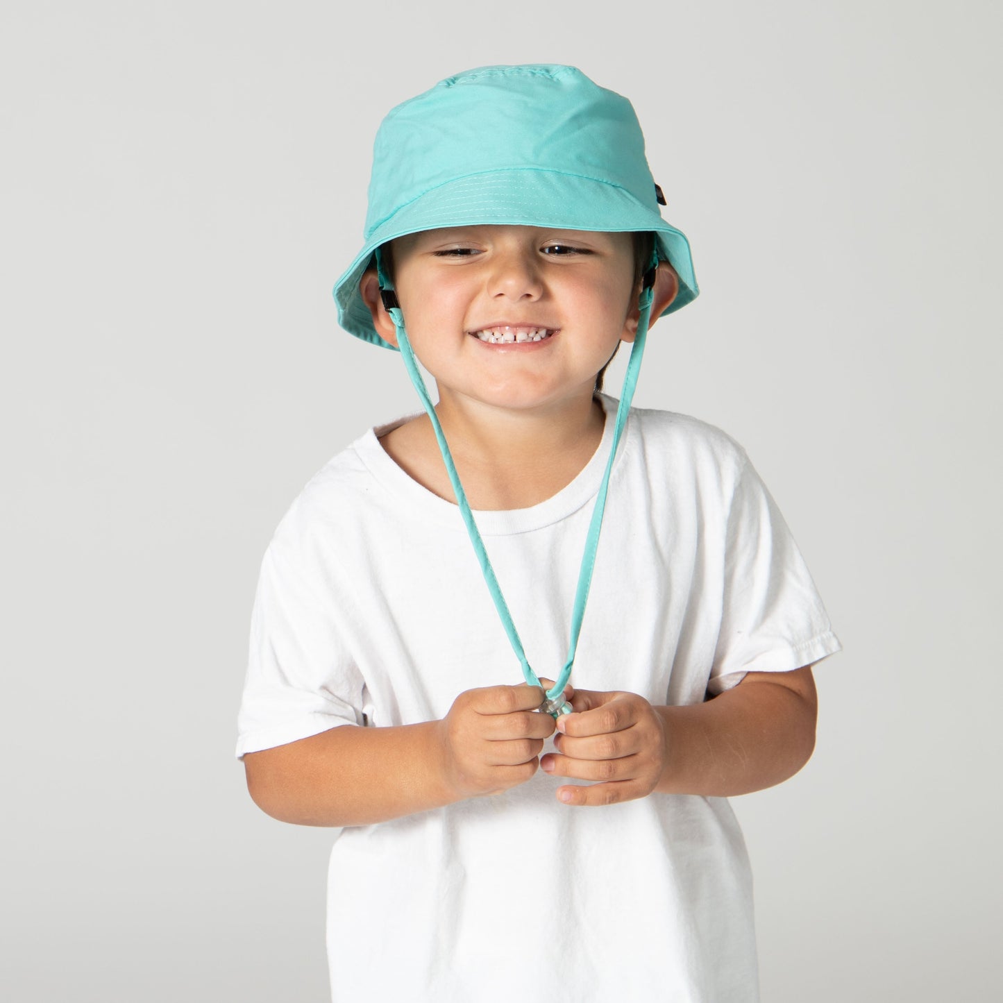 Kid's Colorful Bucket Hat With Adjustable Chin Strap and Tear Away Clip