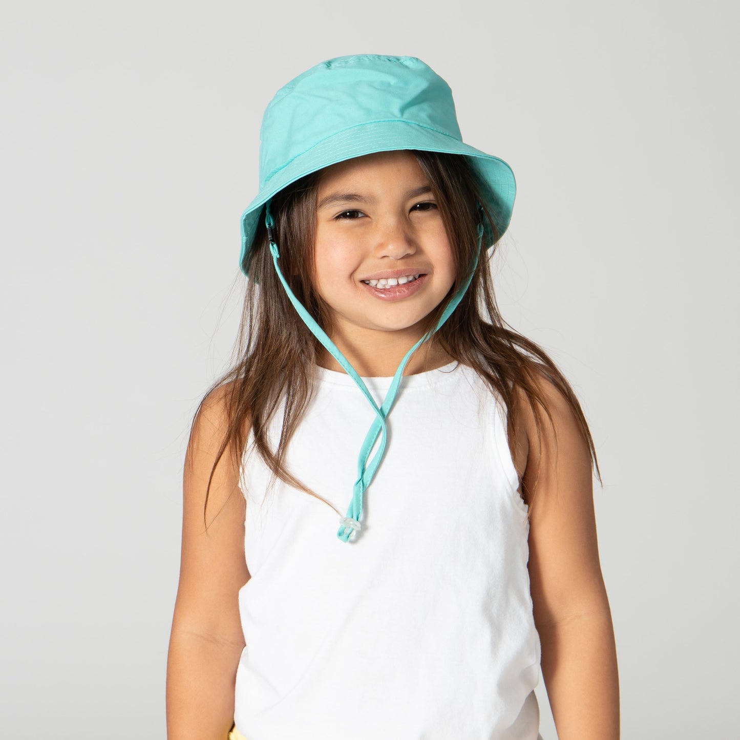Kid's Colorful Bucket Hat With Adjustable Chin Strap and Tear Away Clip