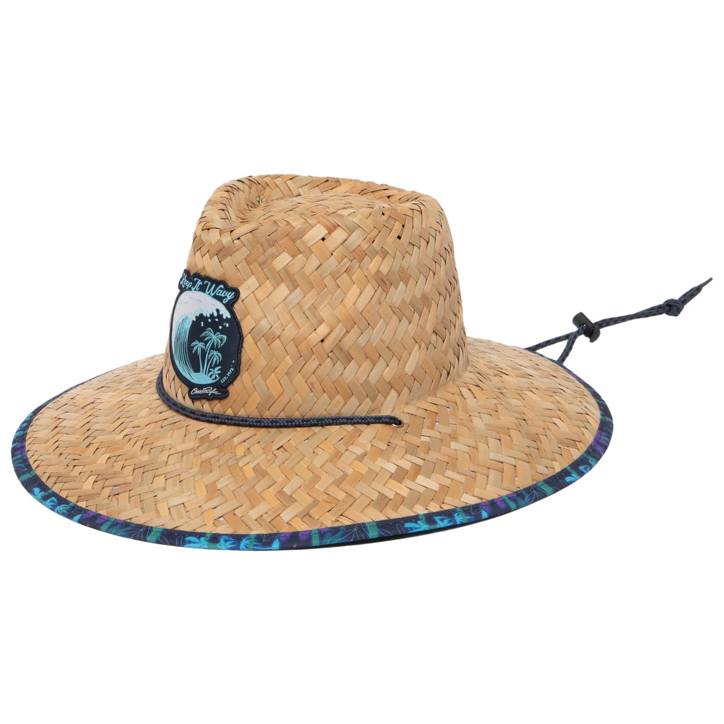 Keep It Wavy - Lifeguard Hat with Color Blast Print by Ocean Pacific