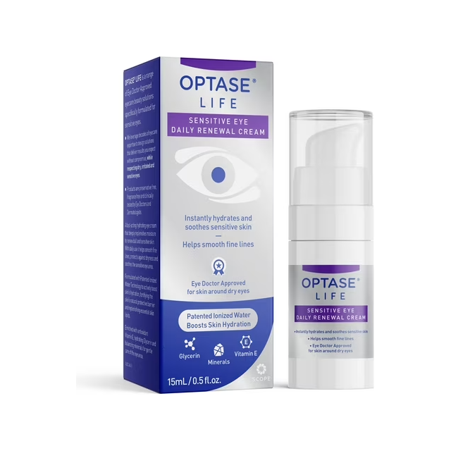 Optase Life Sensitive Eye Daily Renewal Cream 15ml