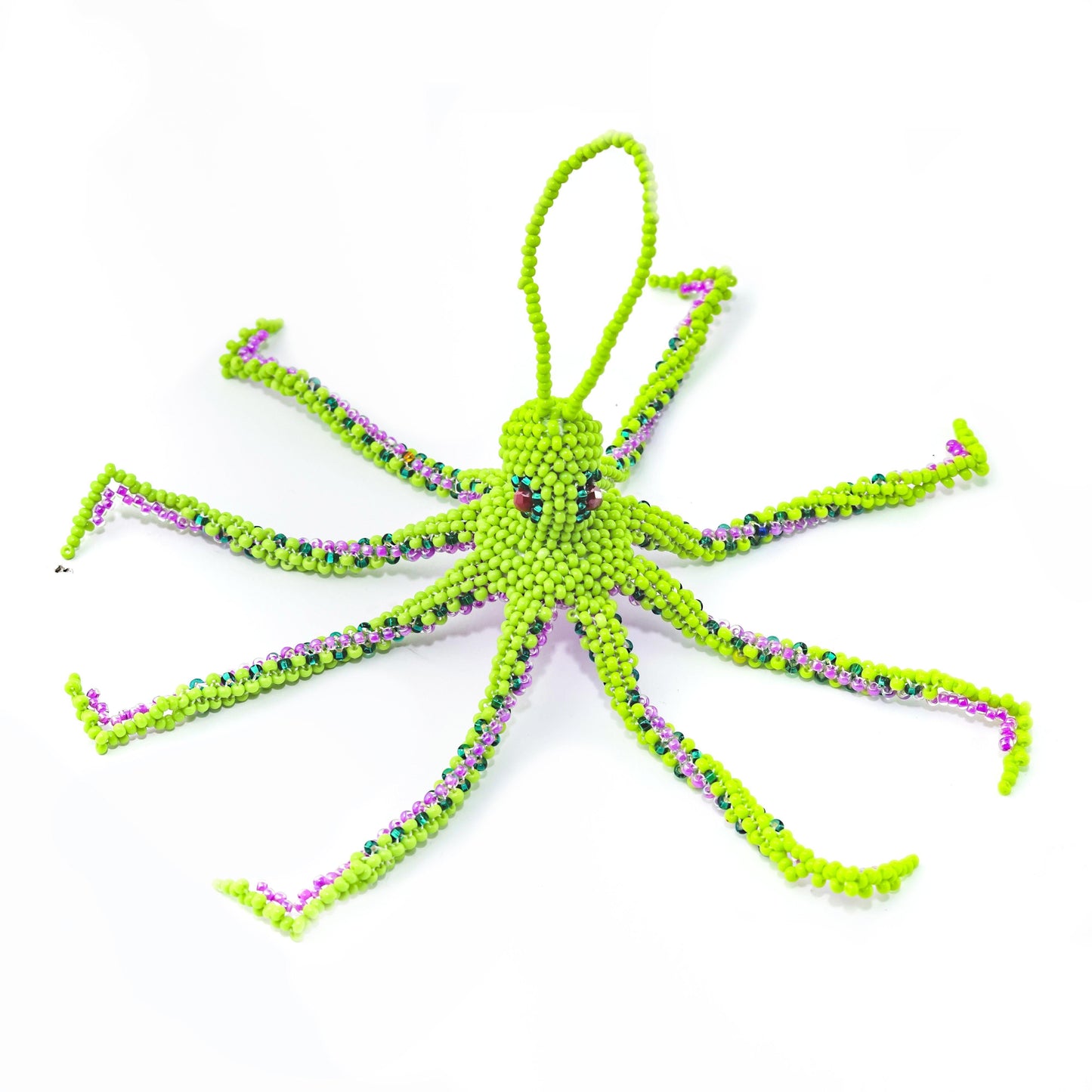 Octopus Seed Bead Ornament - Guatemala - Osadia Concept Store