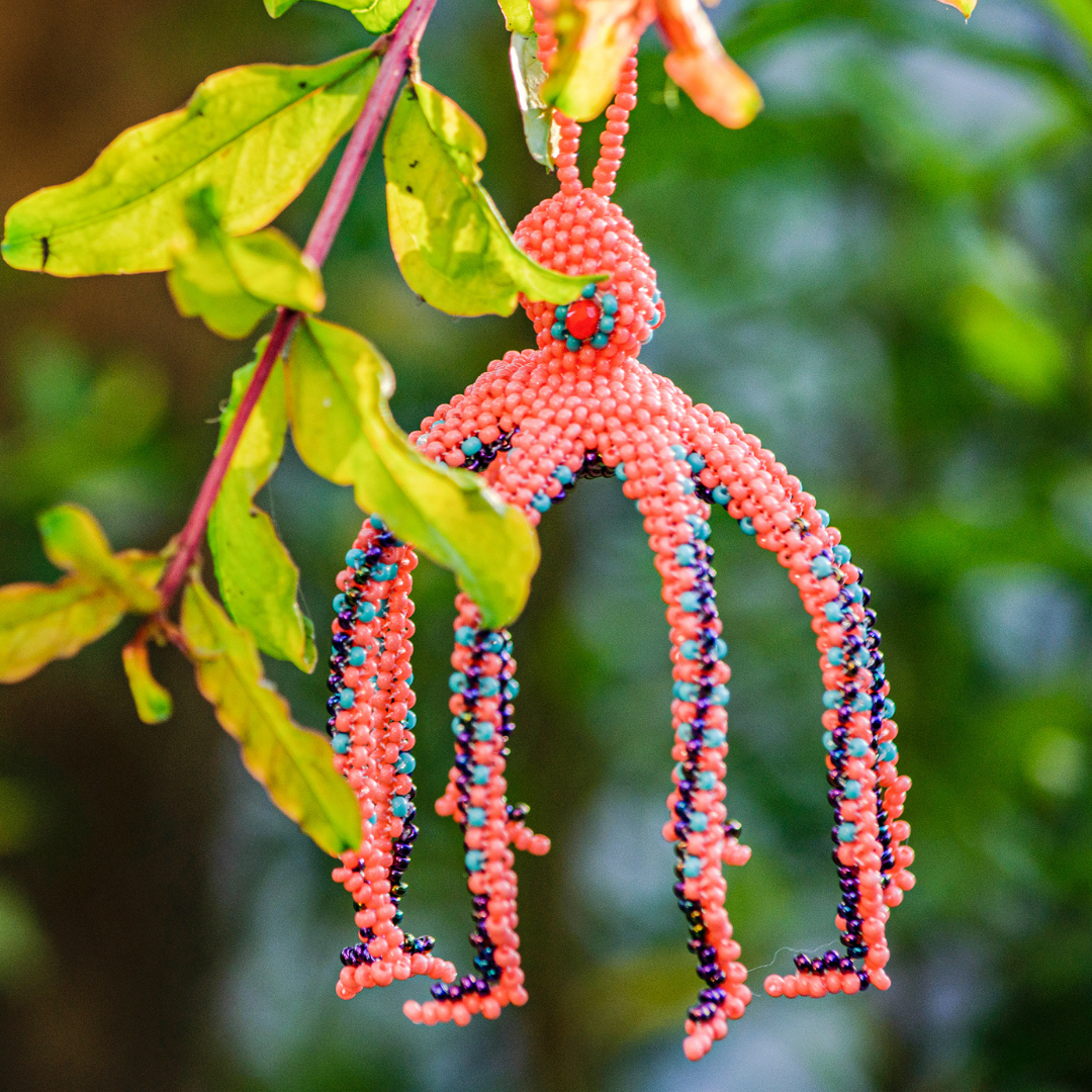 Octopus Seed Bead Ornament - Guatemala - Osadia Concept Store
