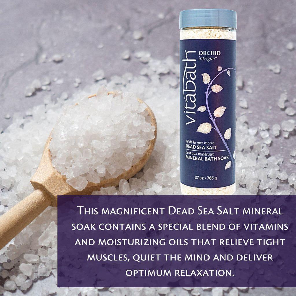 Vitabath Orchid Intrigue Dead Sea Salt 27 oz