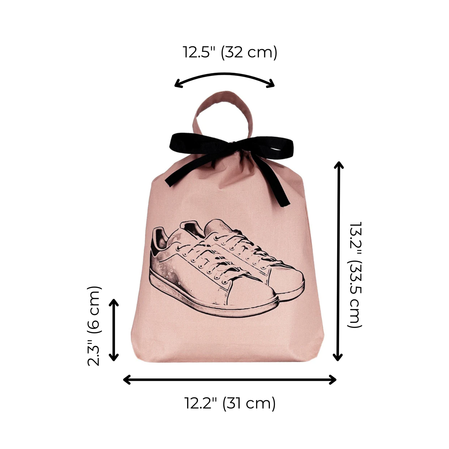 Tennis Sneaker Shoe Bag, Pink/Blush - Osadia Concept Store