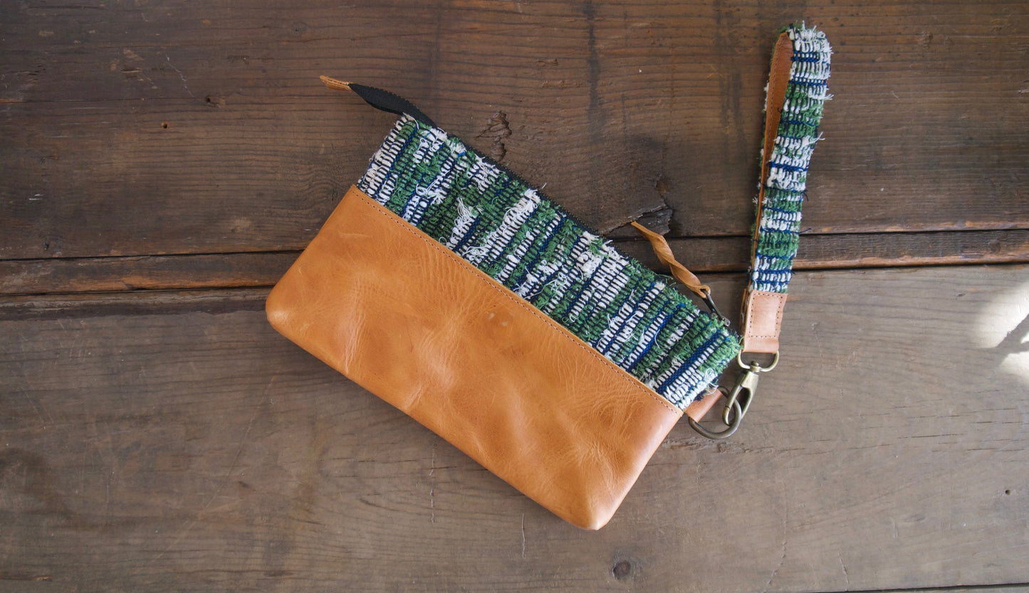 Small Clutch - Tan and Beetlejuice