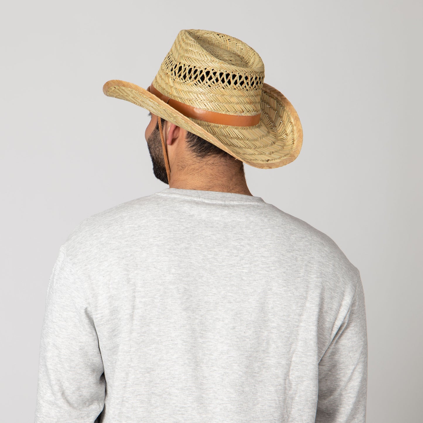Men's Rush Straw Chin Cowboy (PBC1024OSNAT)