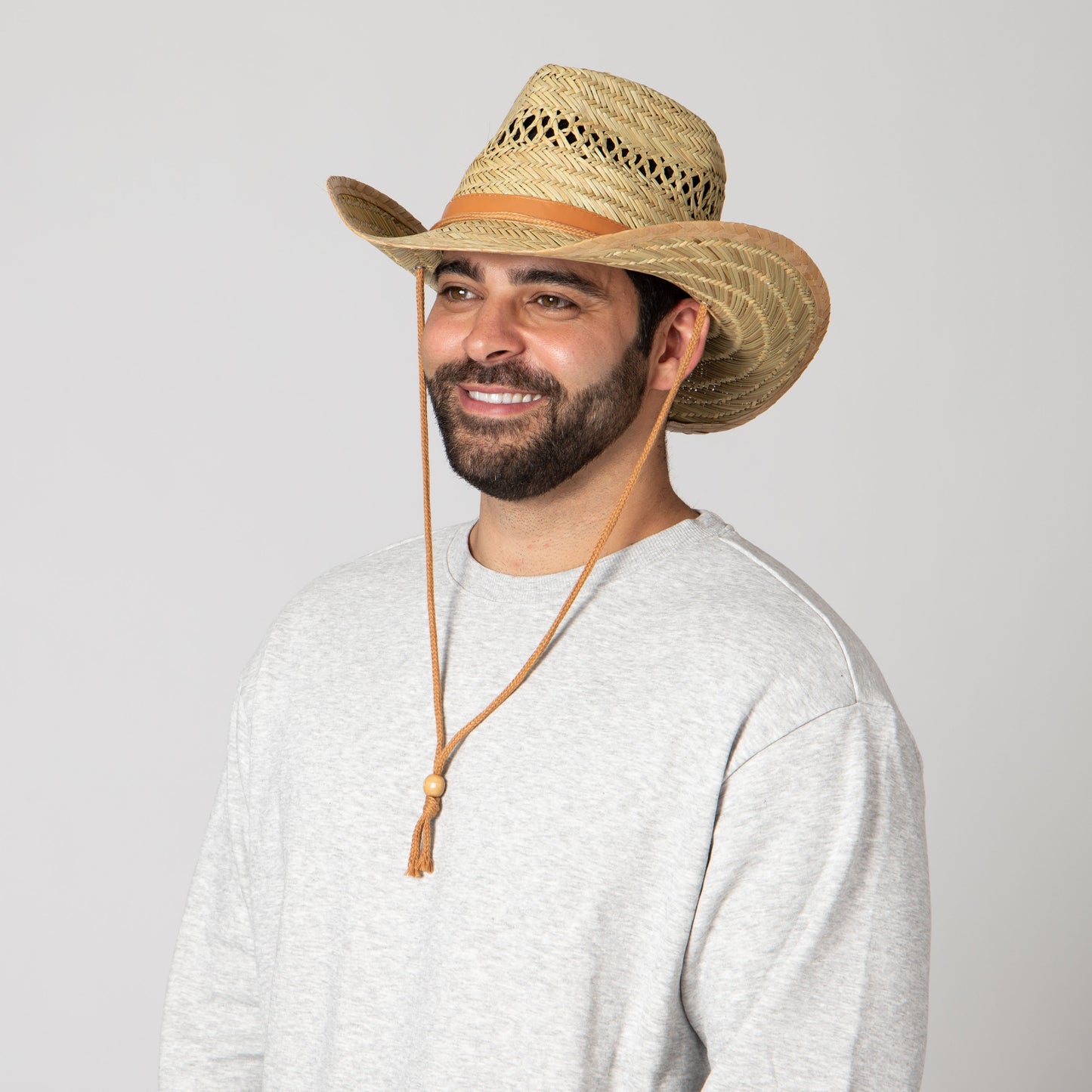 Men's Rush Straw Chin Cowboy (PBC1024OSNAT)