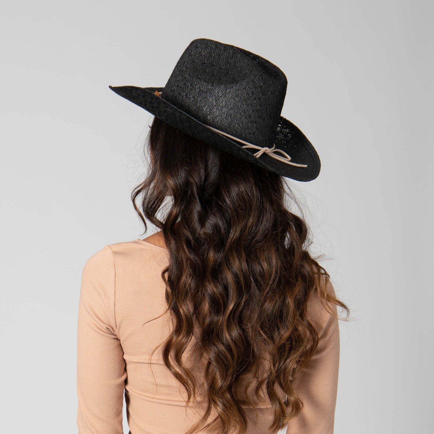 Women's Paperbraid Cowboy with Layered Bands