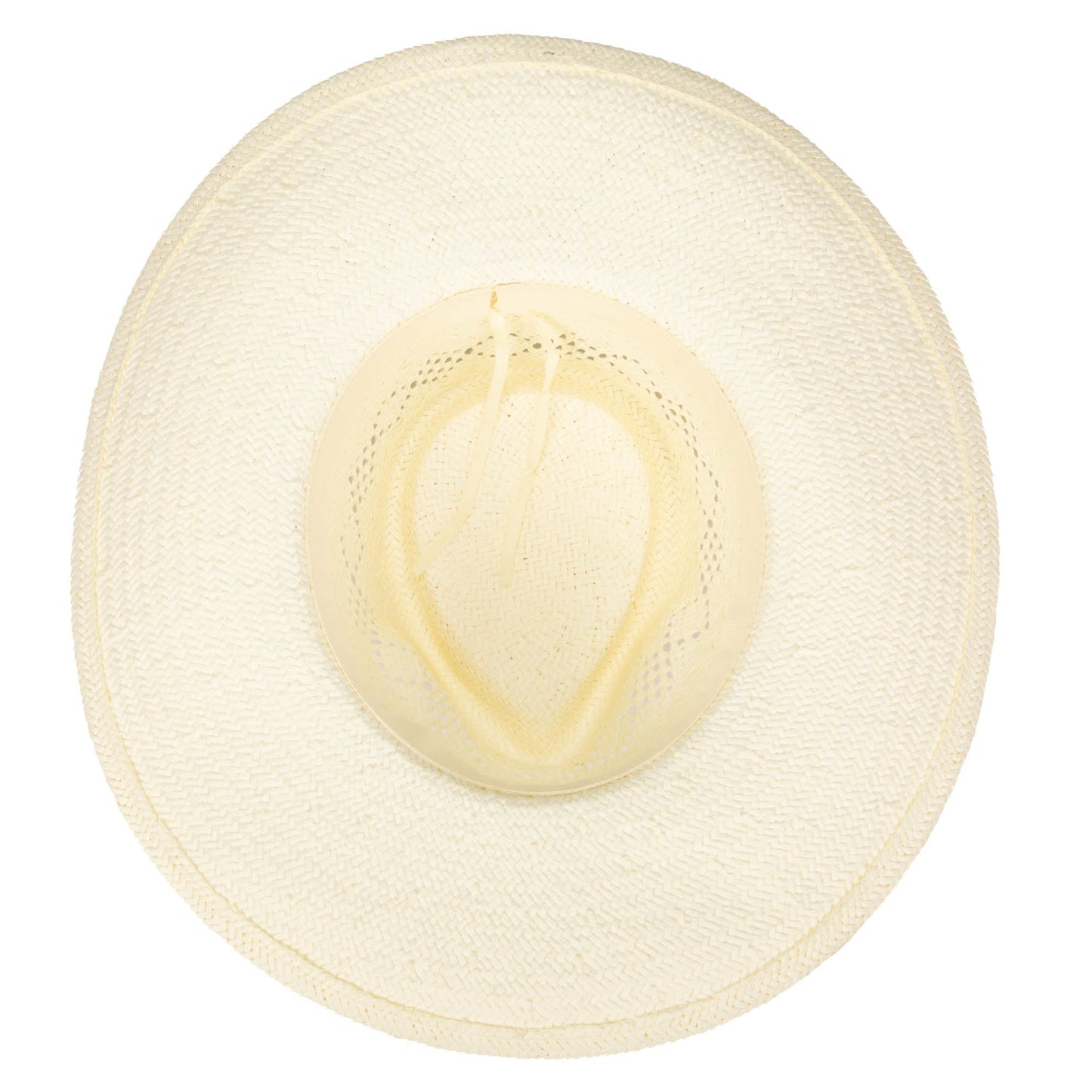 Anytime - Woven Paper Fedora With Beaded Band
