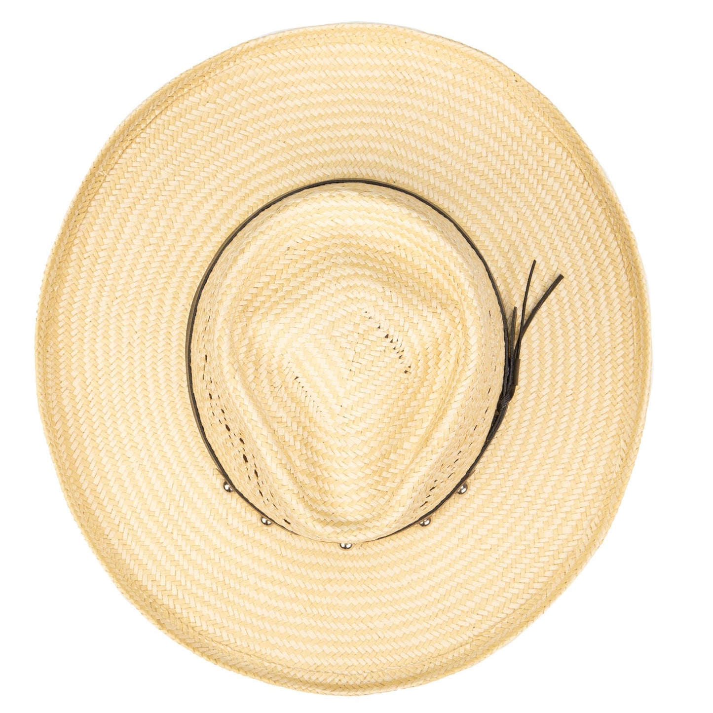 Woven West Women's Woven Paper Gambler with Studded Band