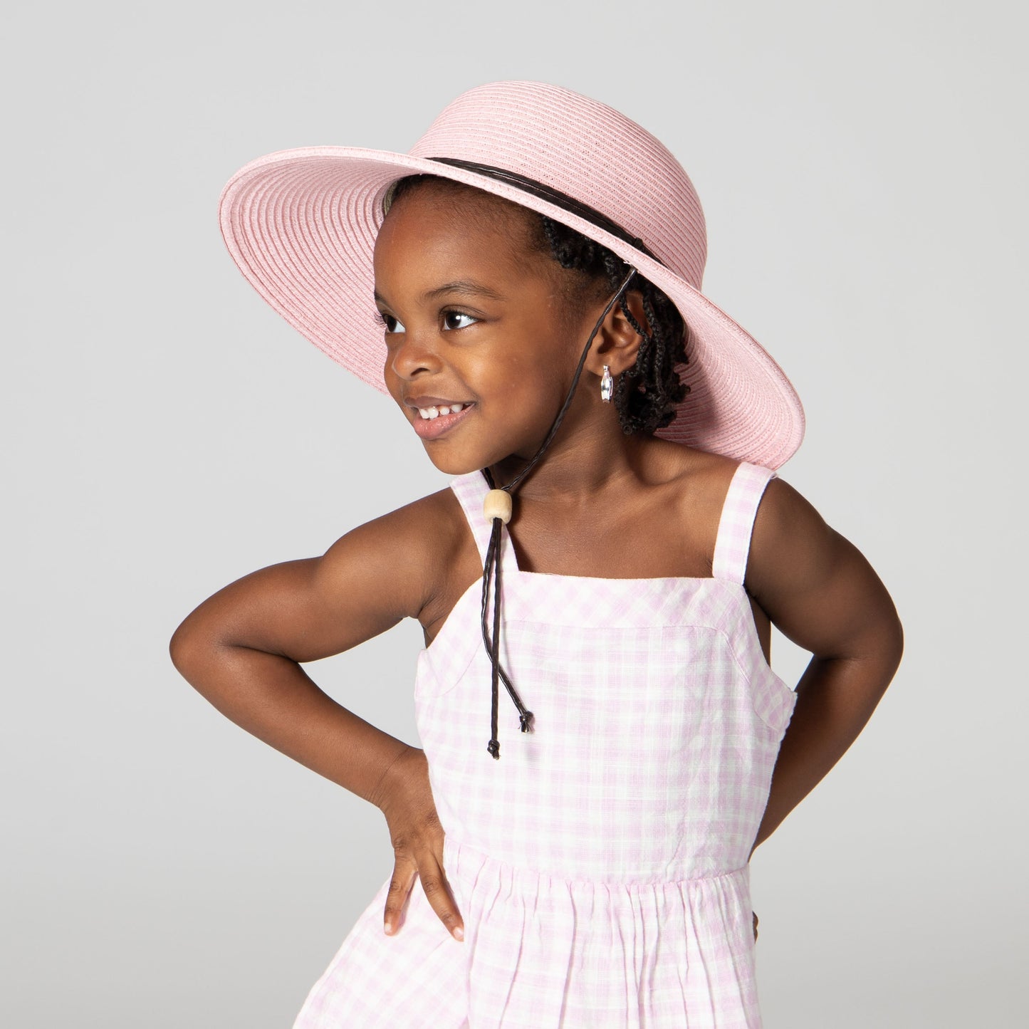 4-8 Year Kid's Sun Hat With Chin Strap