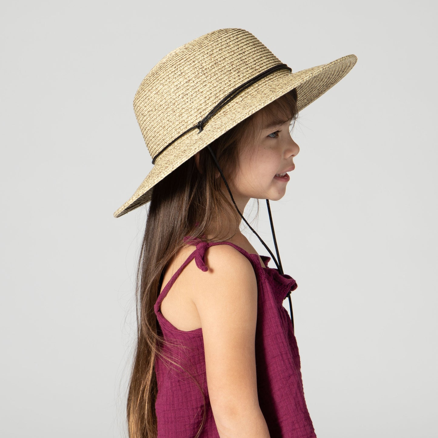 4-8 Year Kid's Sun Hat With Chin Strap