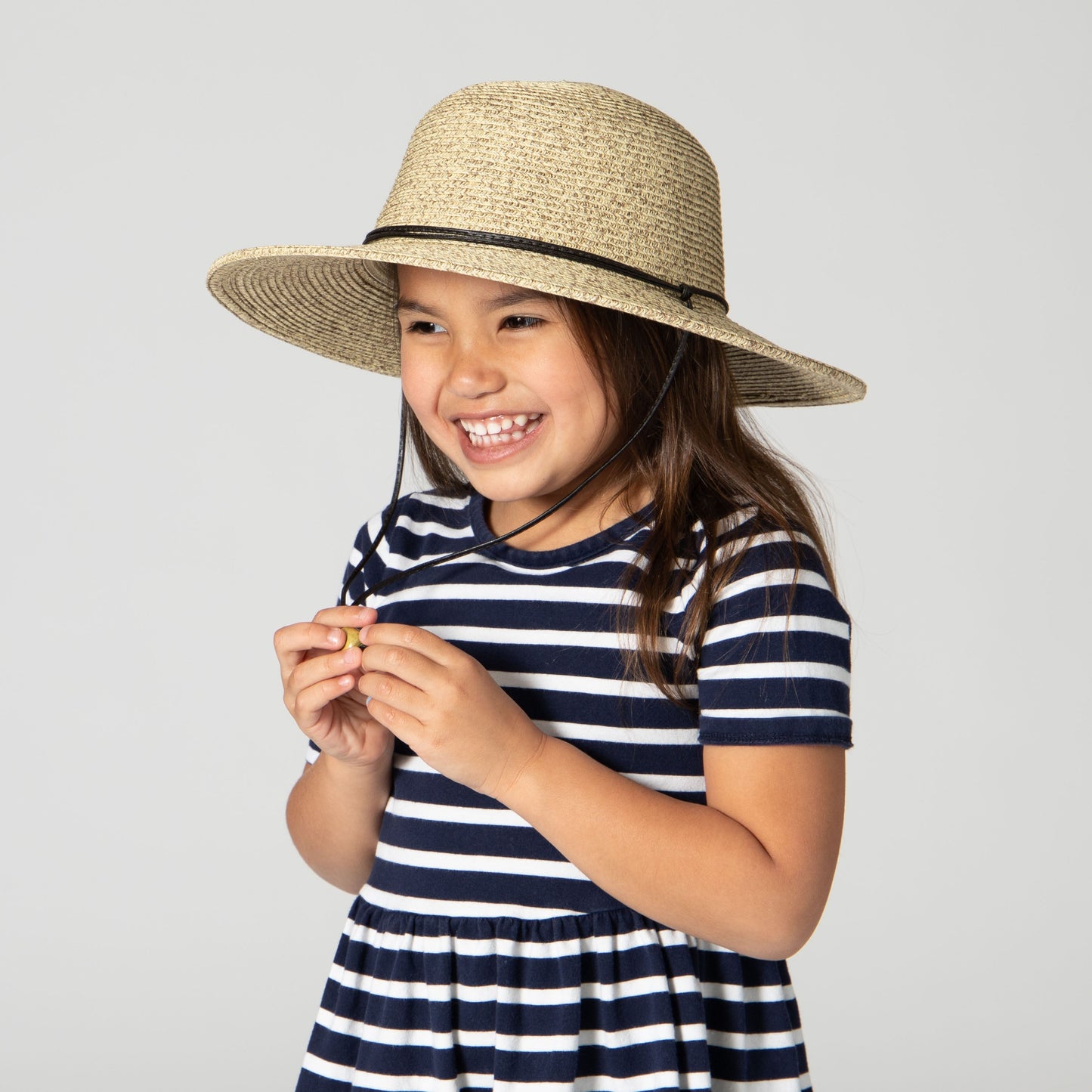 4-8 Year Kid's Sun Hat With Chin Strap