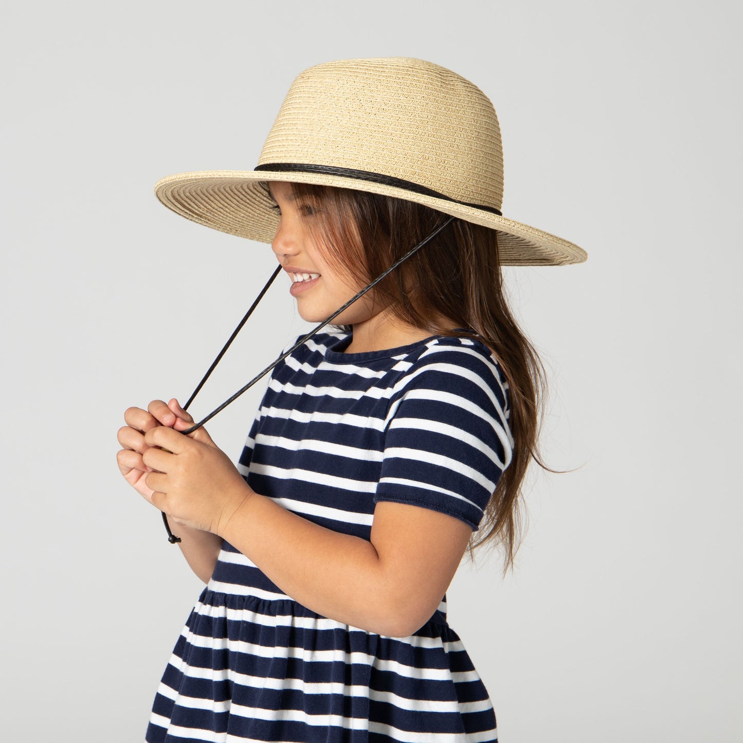 4-8 Year Kid's Sun Hat With Chin Strap