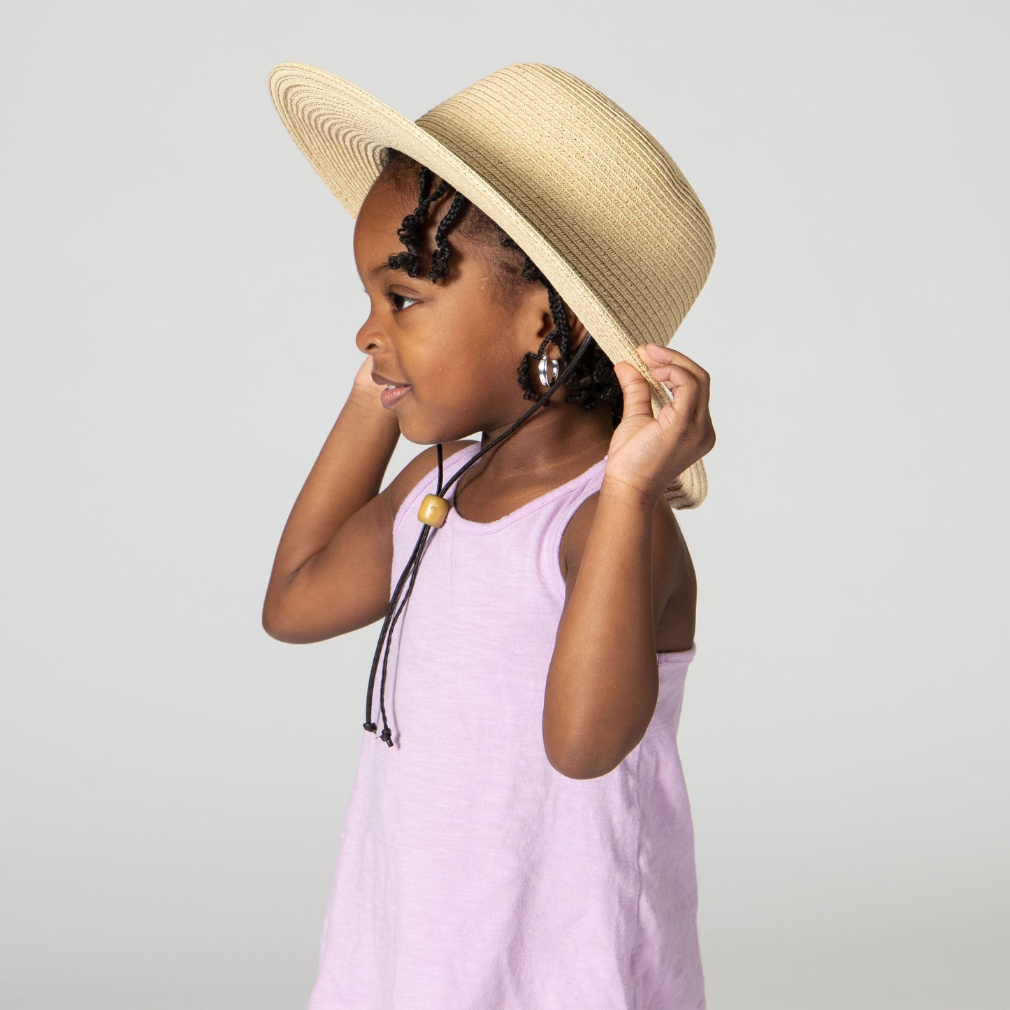 4-8 Year Kid's Sun Hat With Chin Strap
