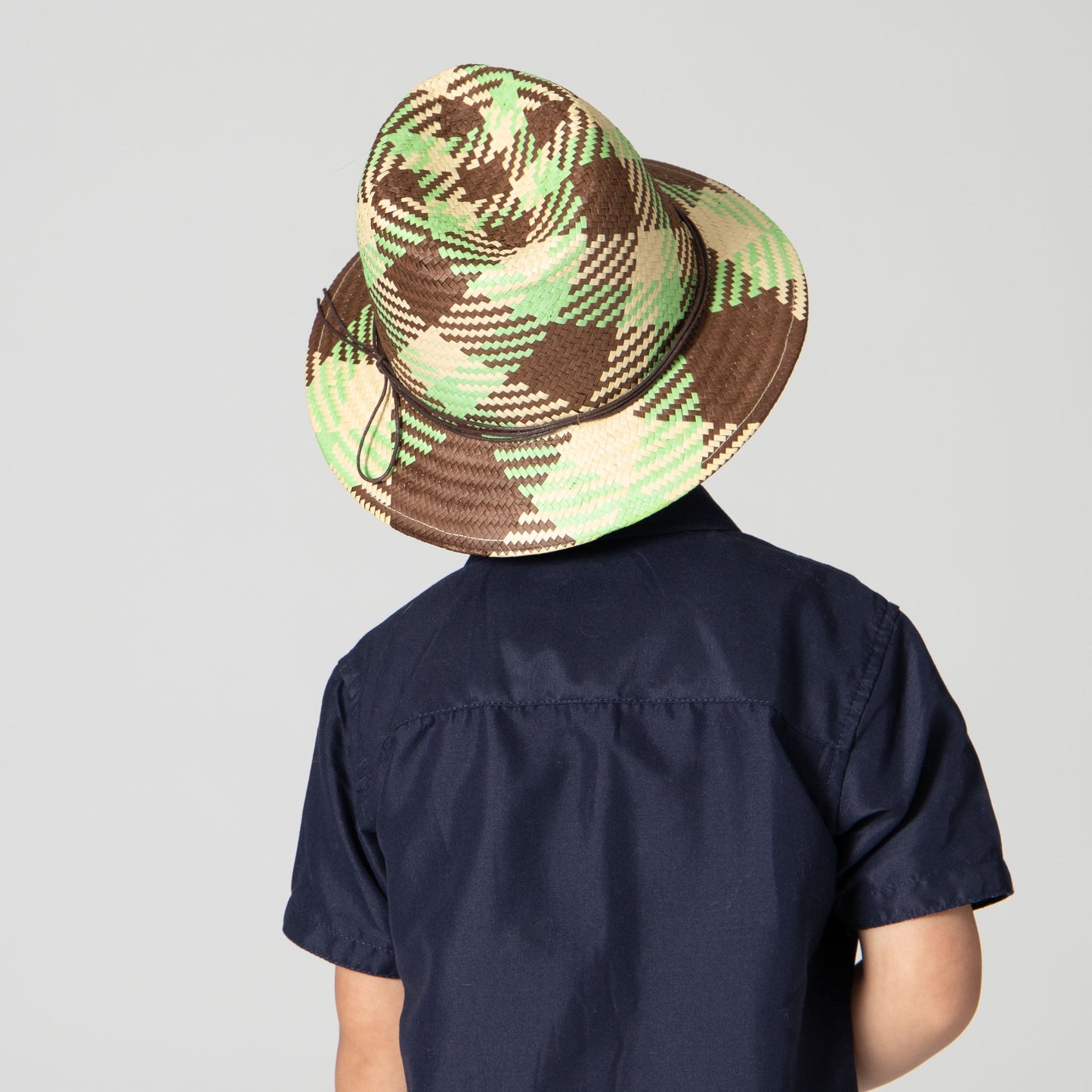 Kids Woven Paper Fedora