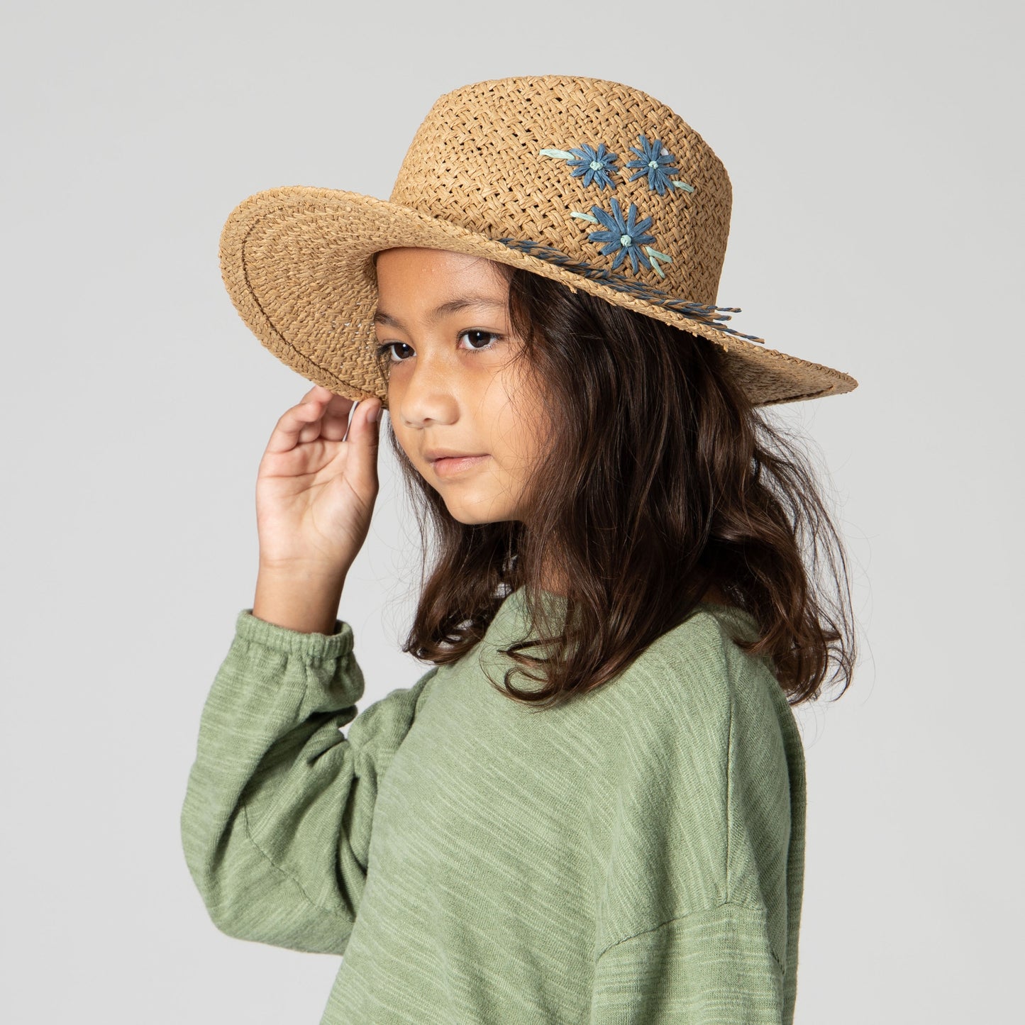 5-7 Year Old Kid Woven Paper Panama