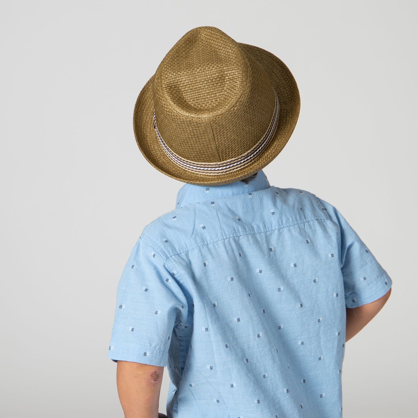 2-4 Year Old Kid Woven Paper Fedora