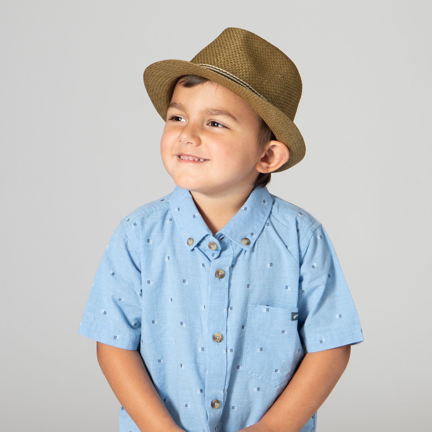 2-4 Year Old Kid Woven Paper Fedora