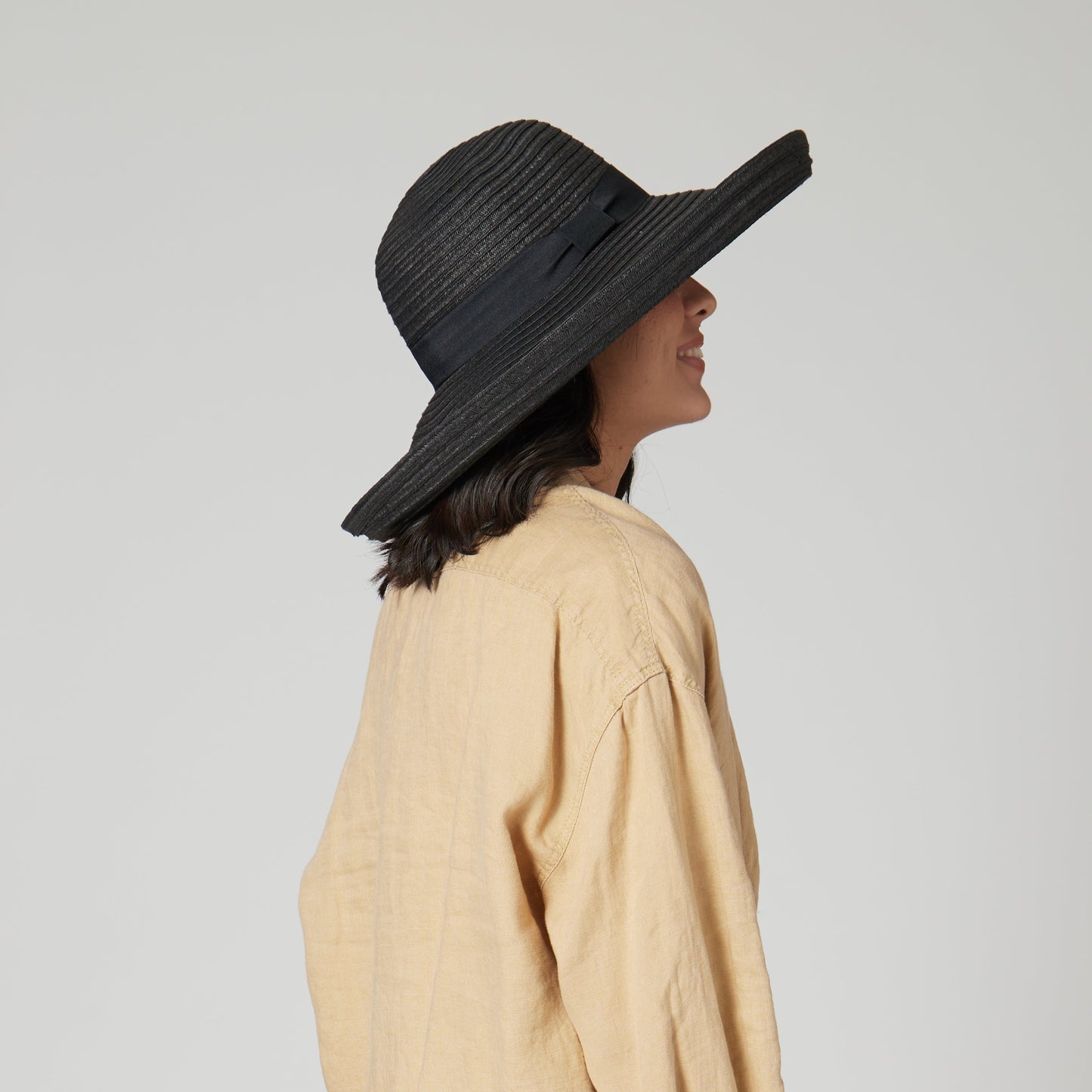 Women's Paperbraid Turn Up Sun Brim