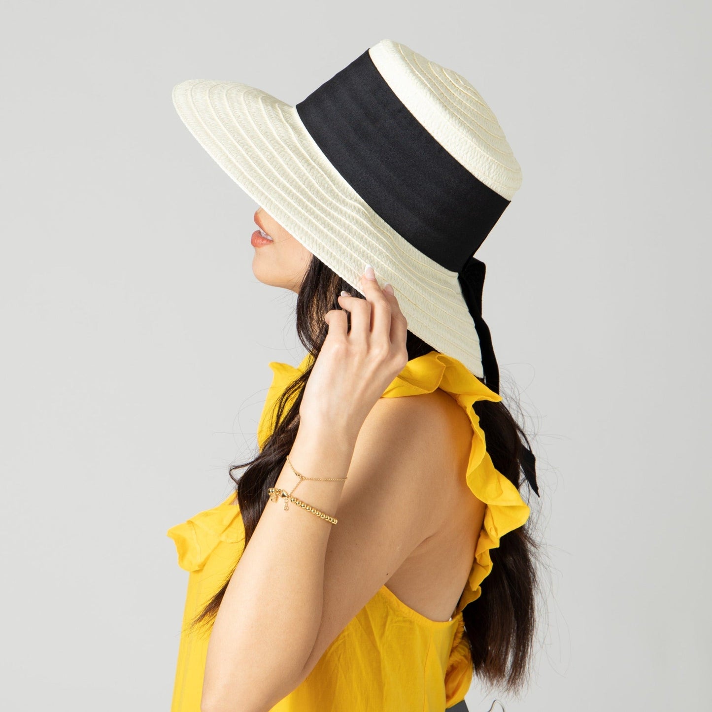 Women's Paperbraid Sun Hat With 3" Wide Grosgrain
