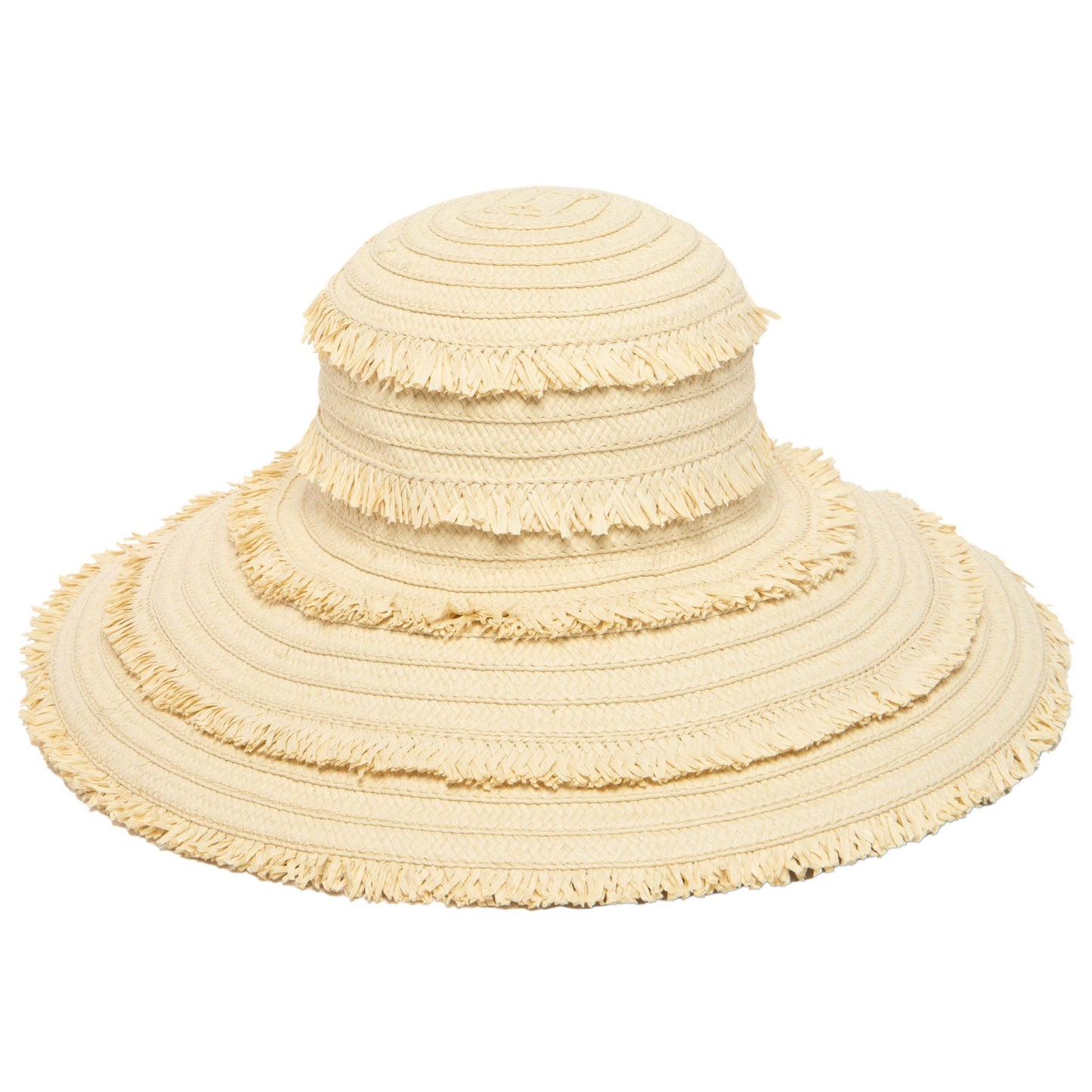 Olas - Fringe Wide Brim Sun Hat