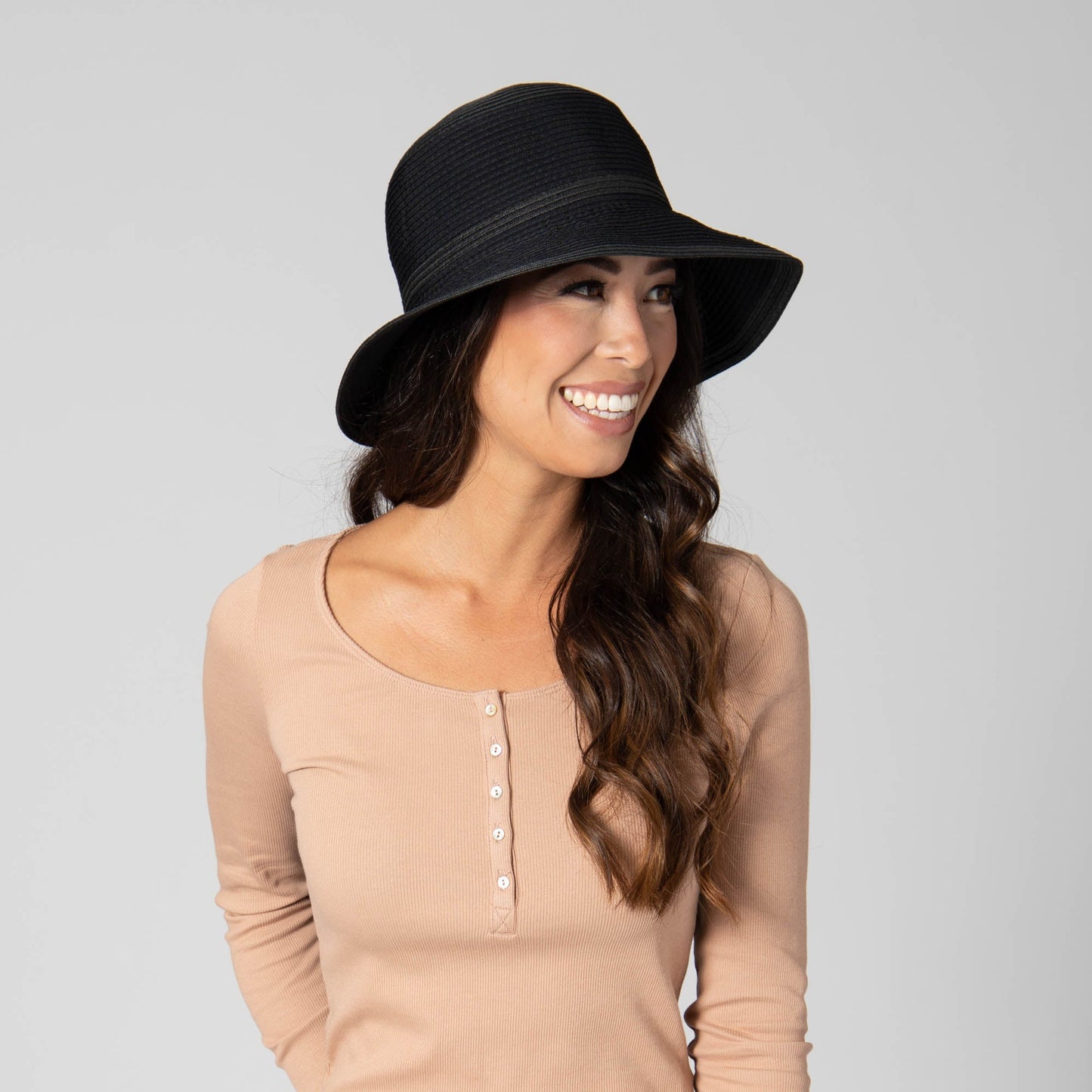 Women's Ribbon & Braided Bucket Hat