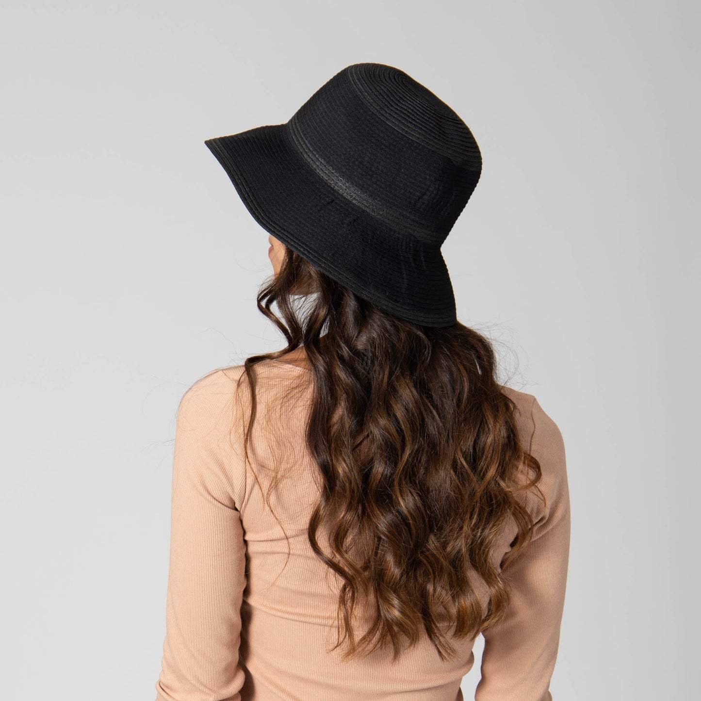 Women's Ribbon & Braided Bucket Hat