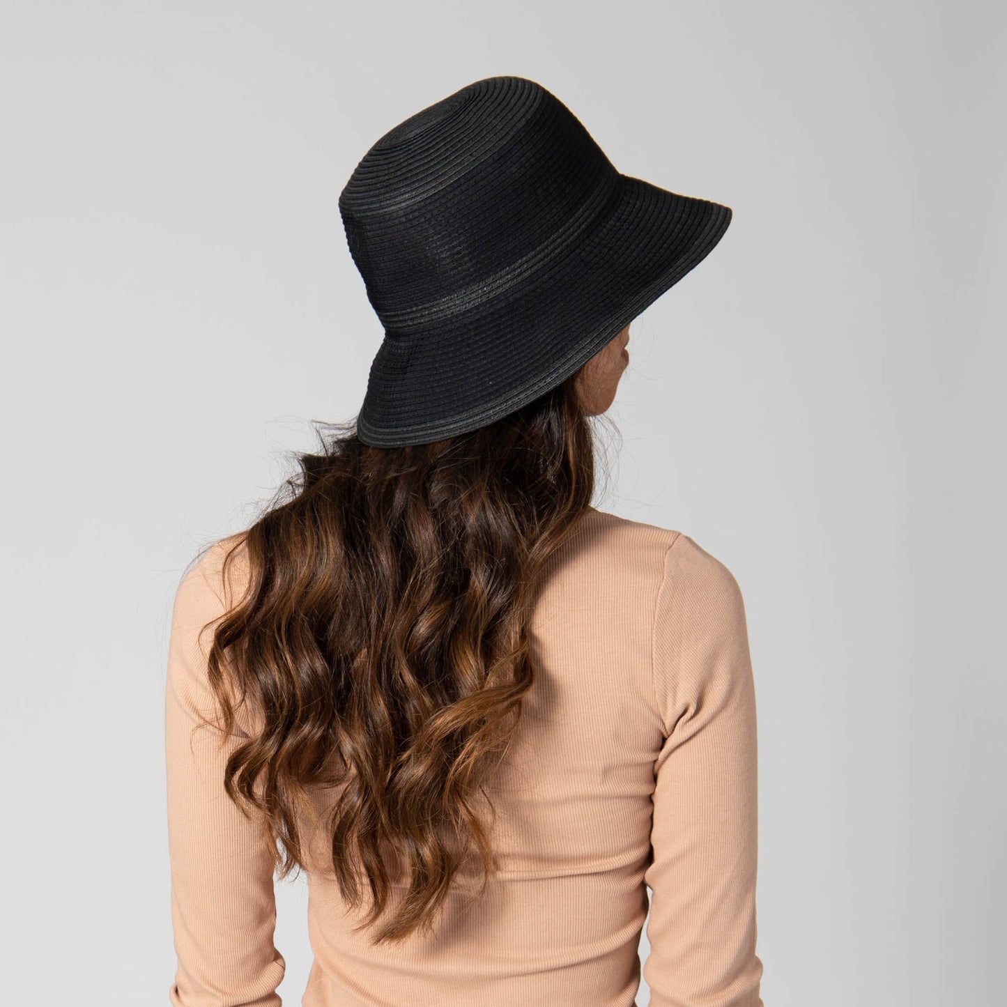 Women's Ribbon & Braided Bucket Hat