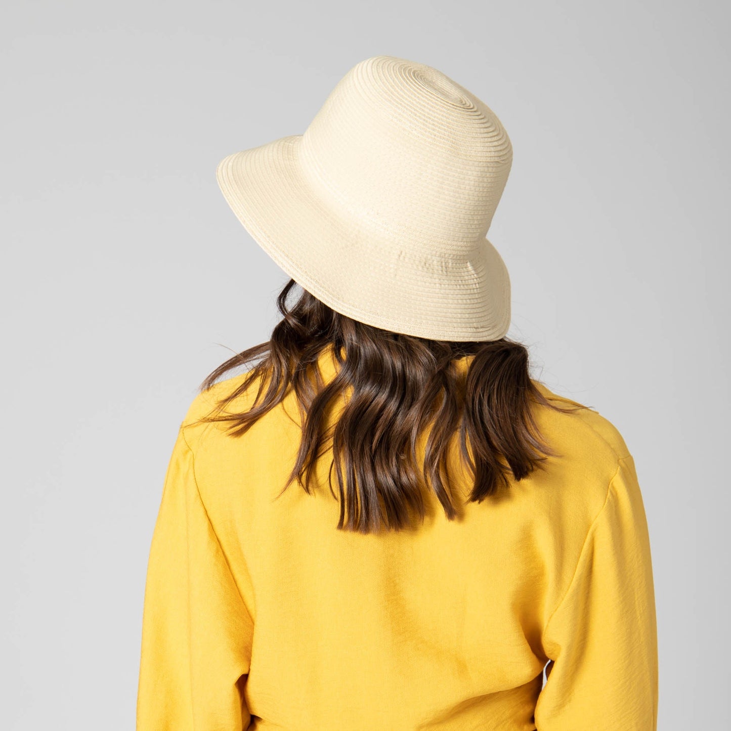 Women's Ribbon & Braided Bucket Hat