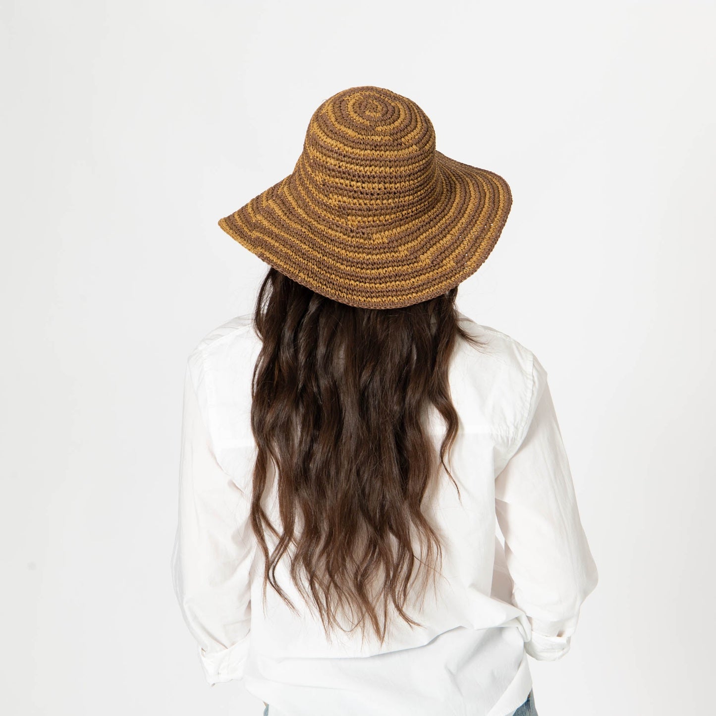 Women's Paper Crochet Space Dye Sun Hat (PBM3021)