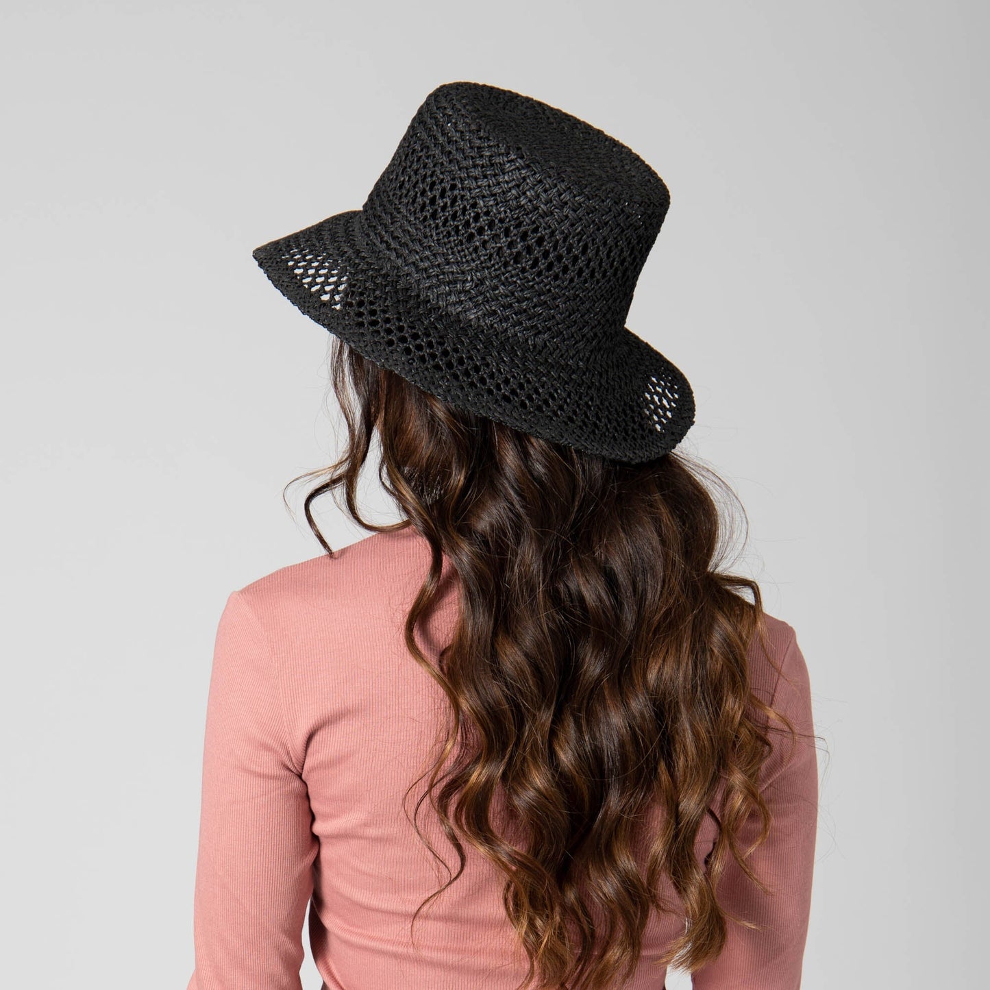 In the Clouds - Woven Paper Bucket Hat with Ventilation
