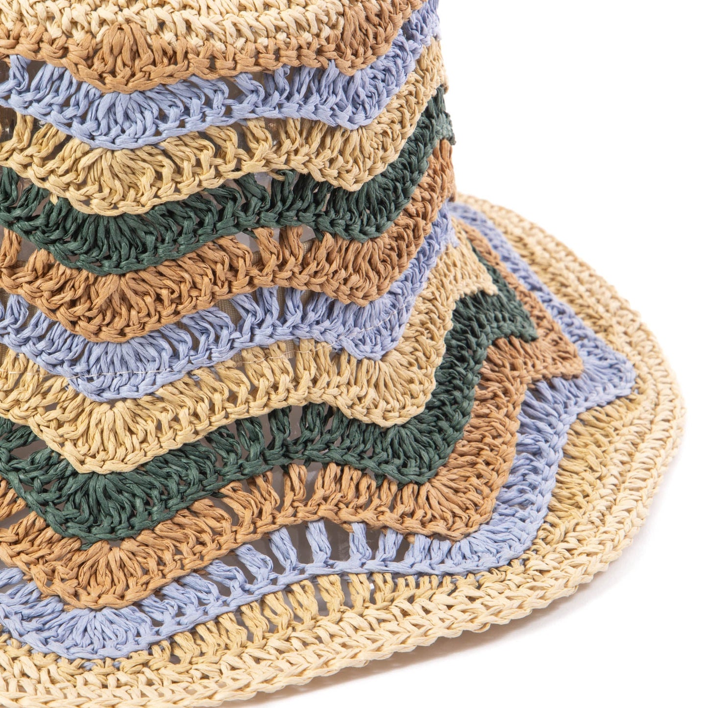 Del Mar - Wavy Striped Bucket Hat