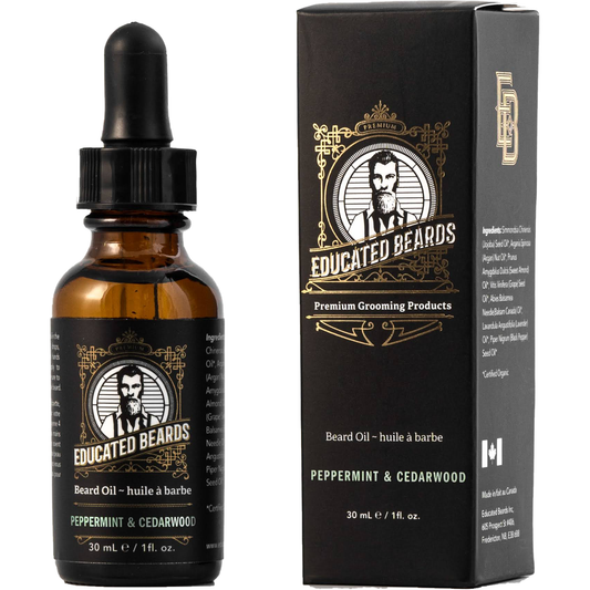 Educated Beards Peppermint & Cedarwood Beard Oil 30ml