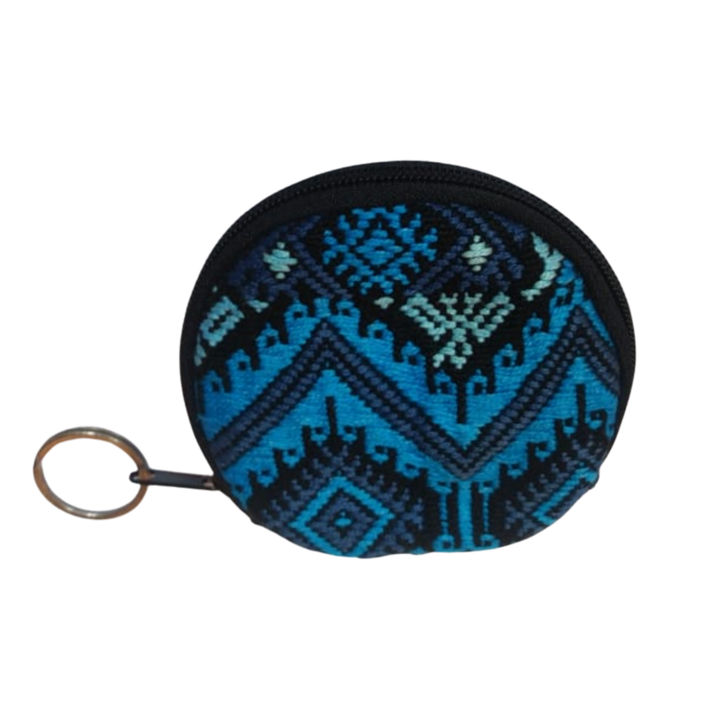 Circle Huipil Coin Purse / Keychain - Guatemala