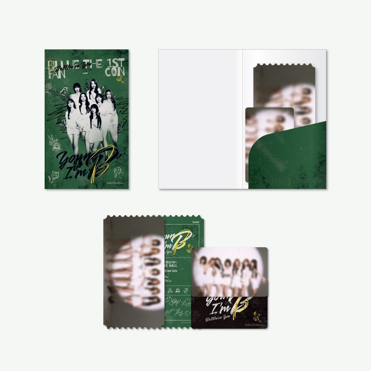 Billlie - Your B, I'M B (Belllie'Ve You) 1st Fan-Con Official MD Photo Ticket Set