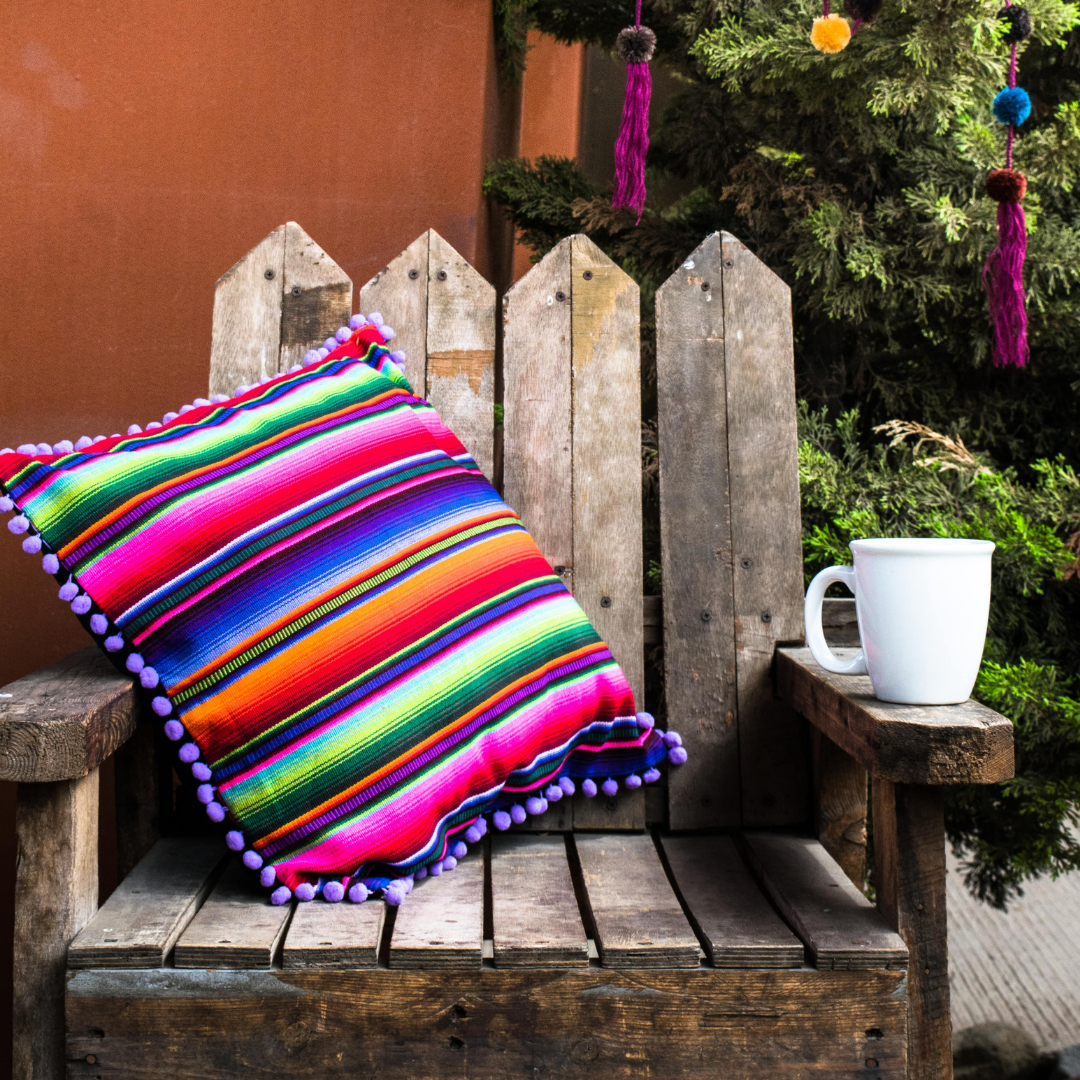 Hacienda Sarape Striped Pillow Cover - Guatemala - Osadia Concept Store
