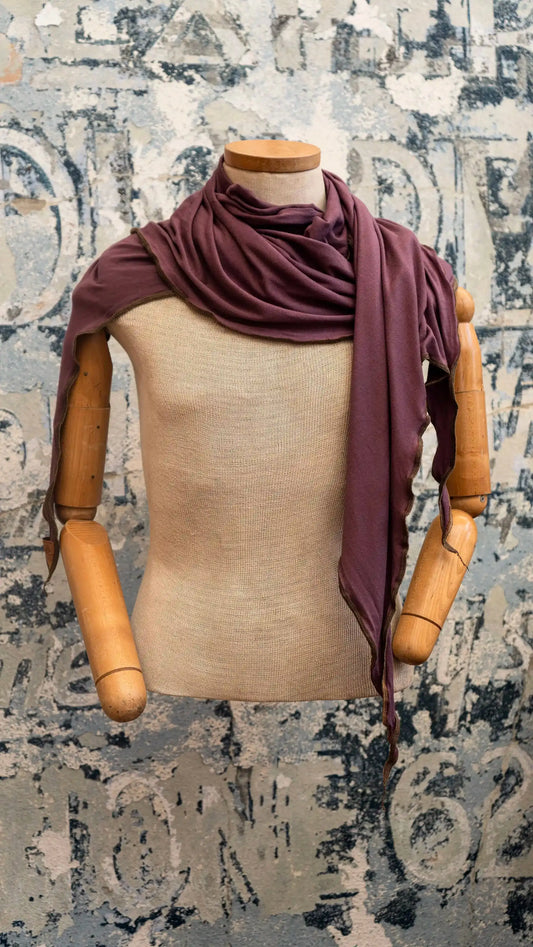 Plum Wisp Snuggle Scarf