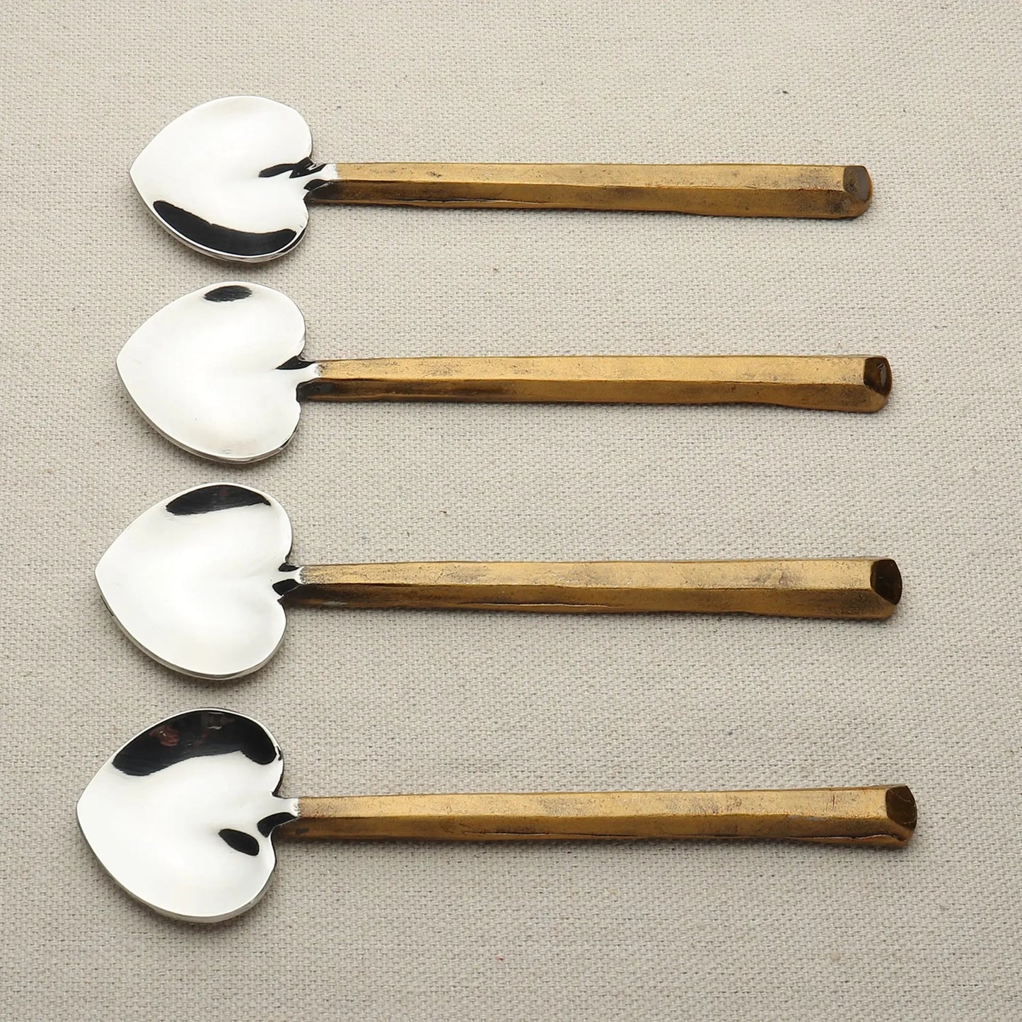PLATEAU HEART SPOON 4 PC. SET